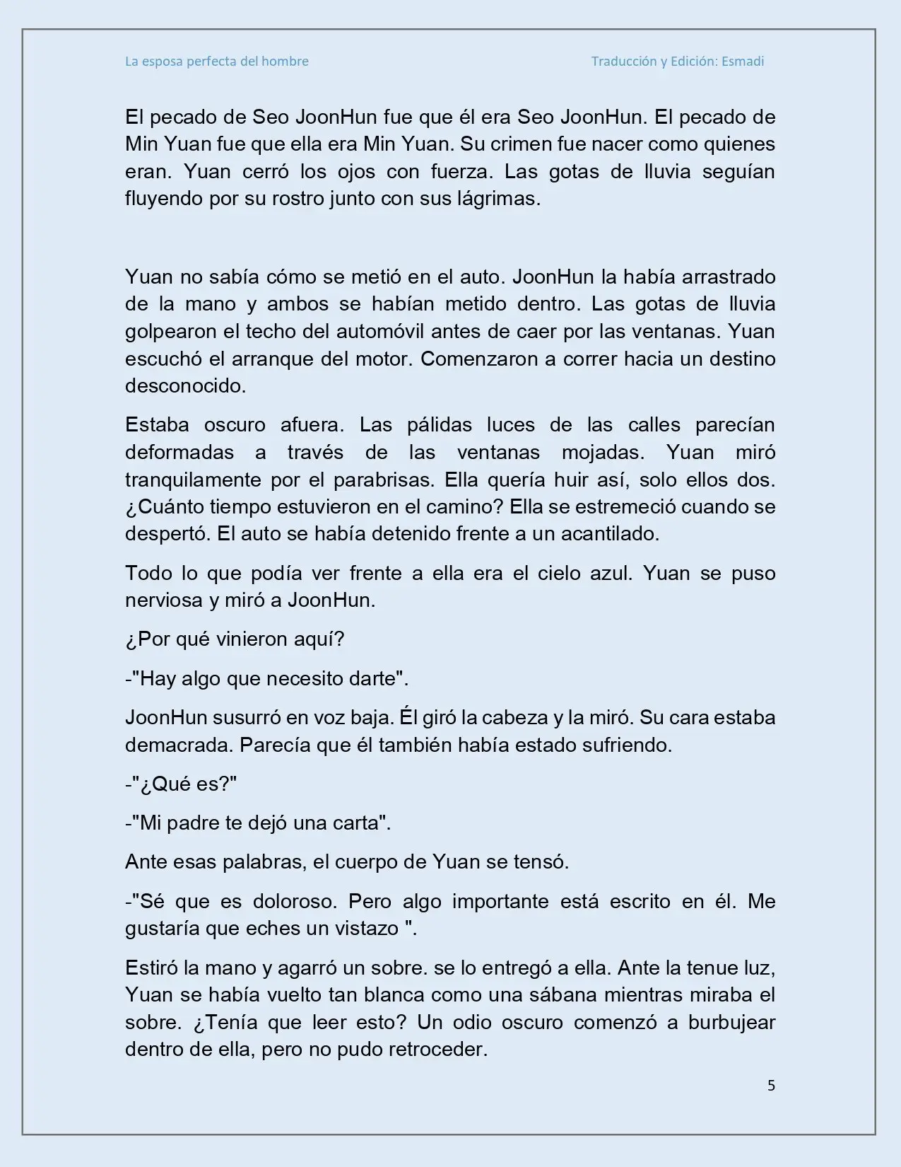 La esposa perfecta del hombre - Capítulo 38 - Página 5 - LectorTMOo