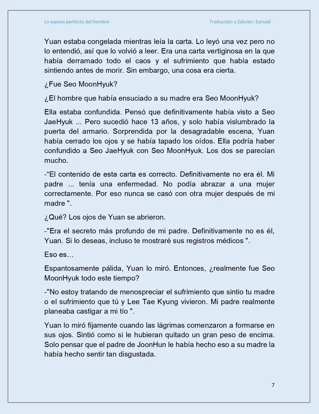 La esposa perfecta del hombre - Capítulo 38 - Página 7 - LectorTMOo