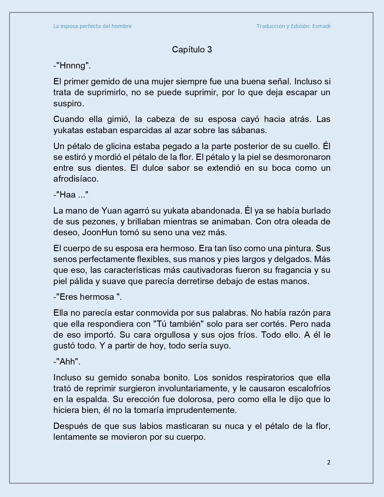 La esposa perfecta del hombre - Capítulo 4 - Página 1 - LectorTMOo