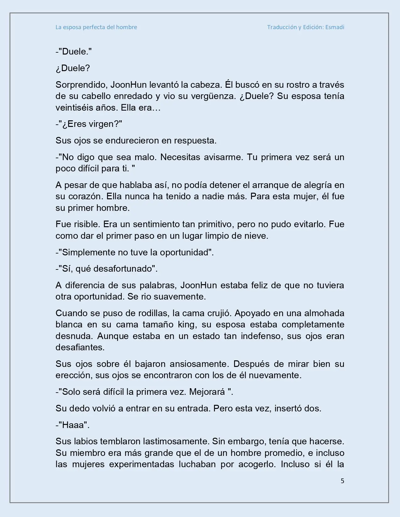 La esposa perfecta del hombre - Capítulo 4 - Página 4 - LectorTMOo