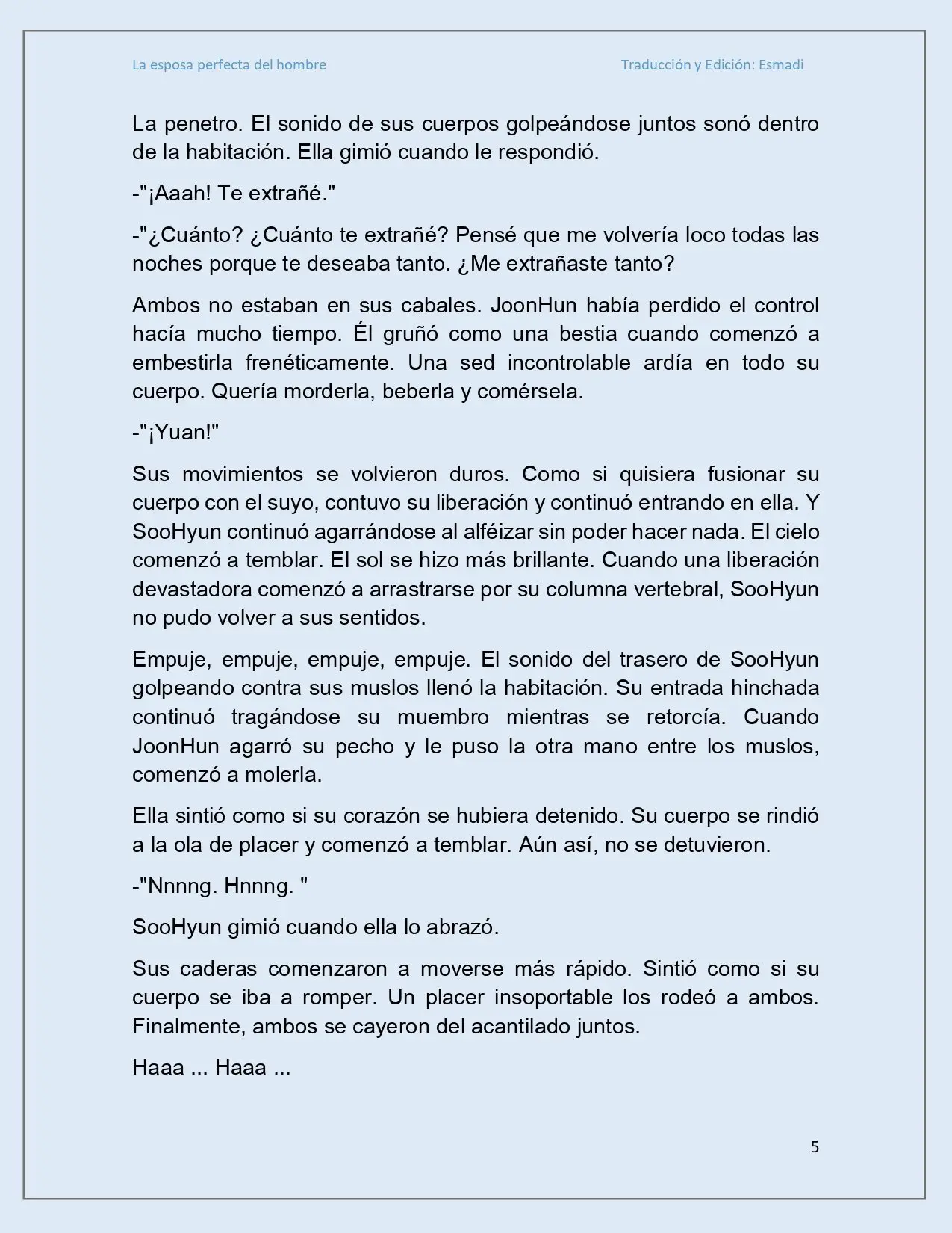 La esposa perfecta del hombre - Capítulo 40 - Página 5 - LectorTMOo
