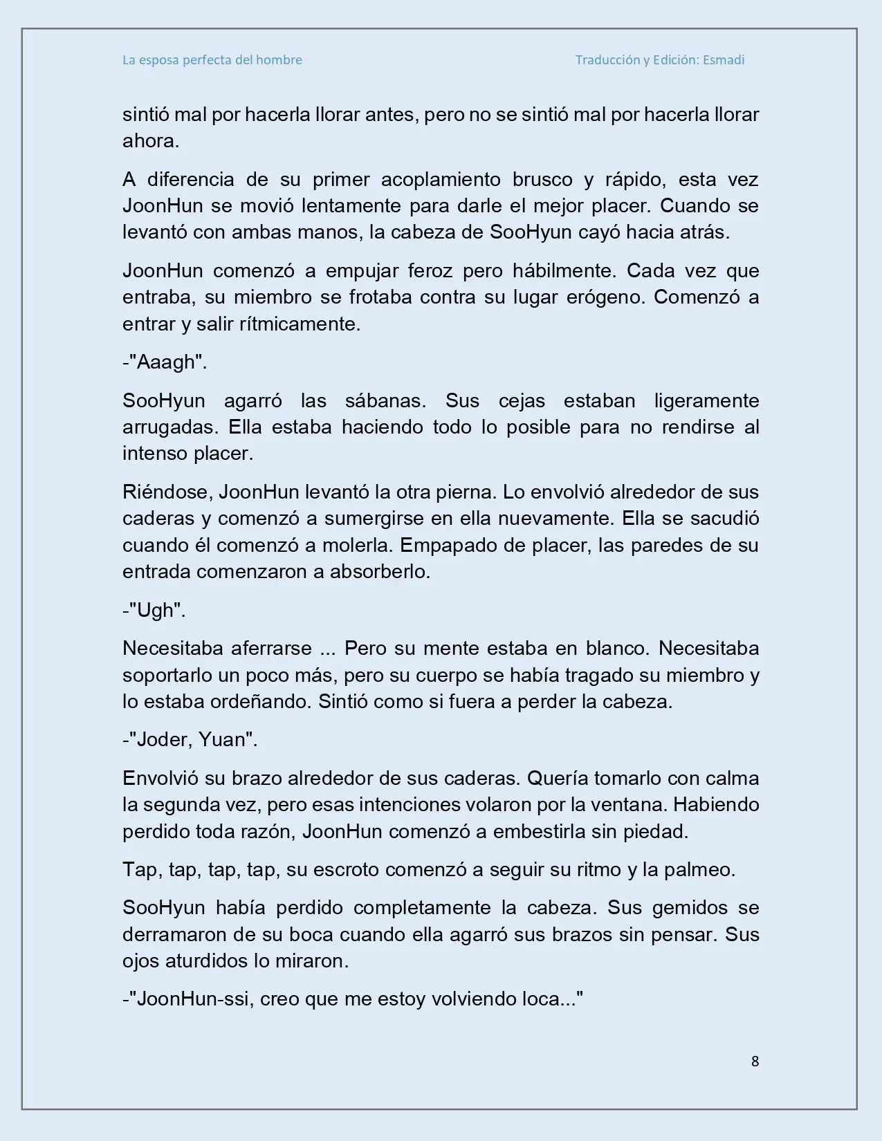 La esposa perfecta del hombre - Capítulo 40 - Página 8 - LectorTMOo