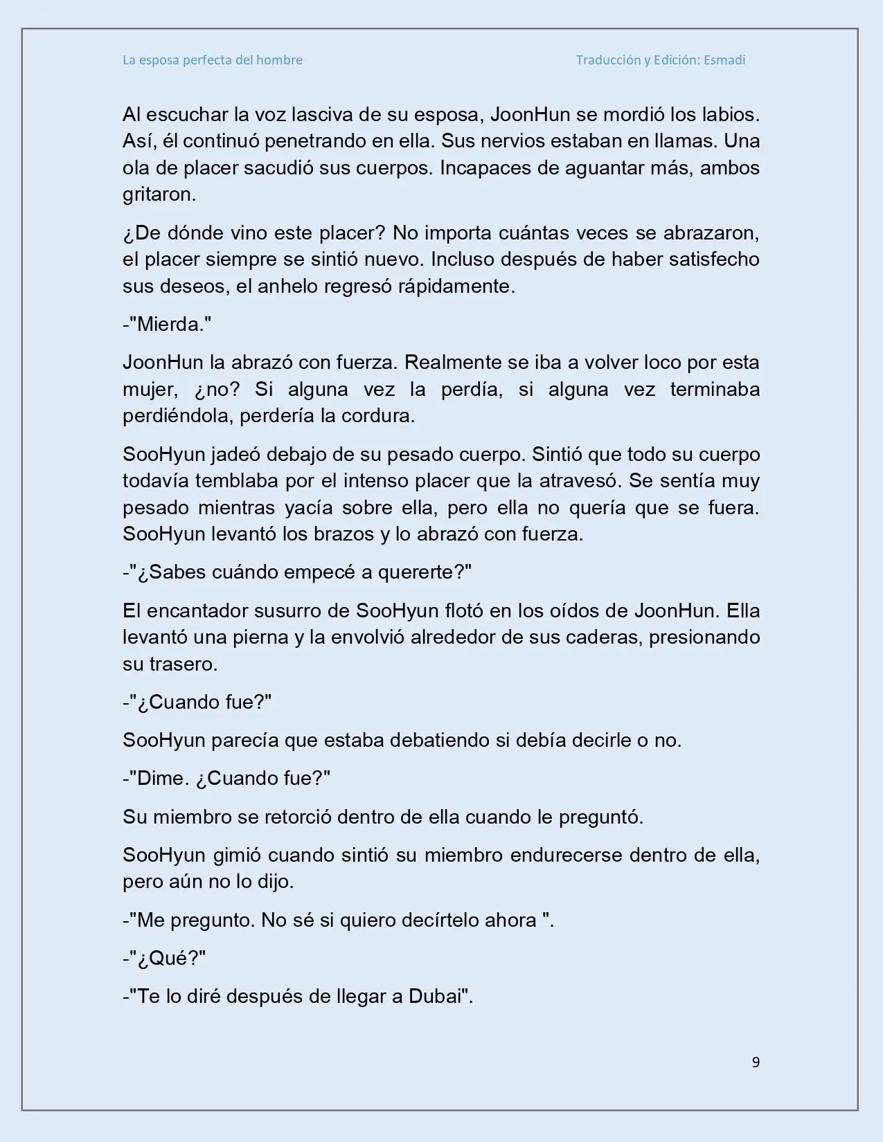 La esposa perfecta del hombre - Capítulo 40 - Página 9 - LectorTMOo