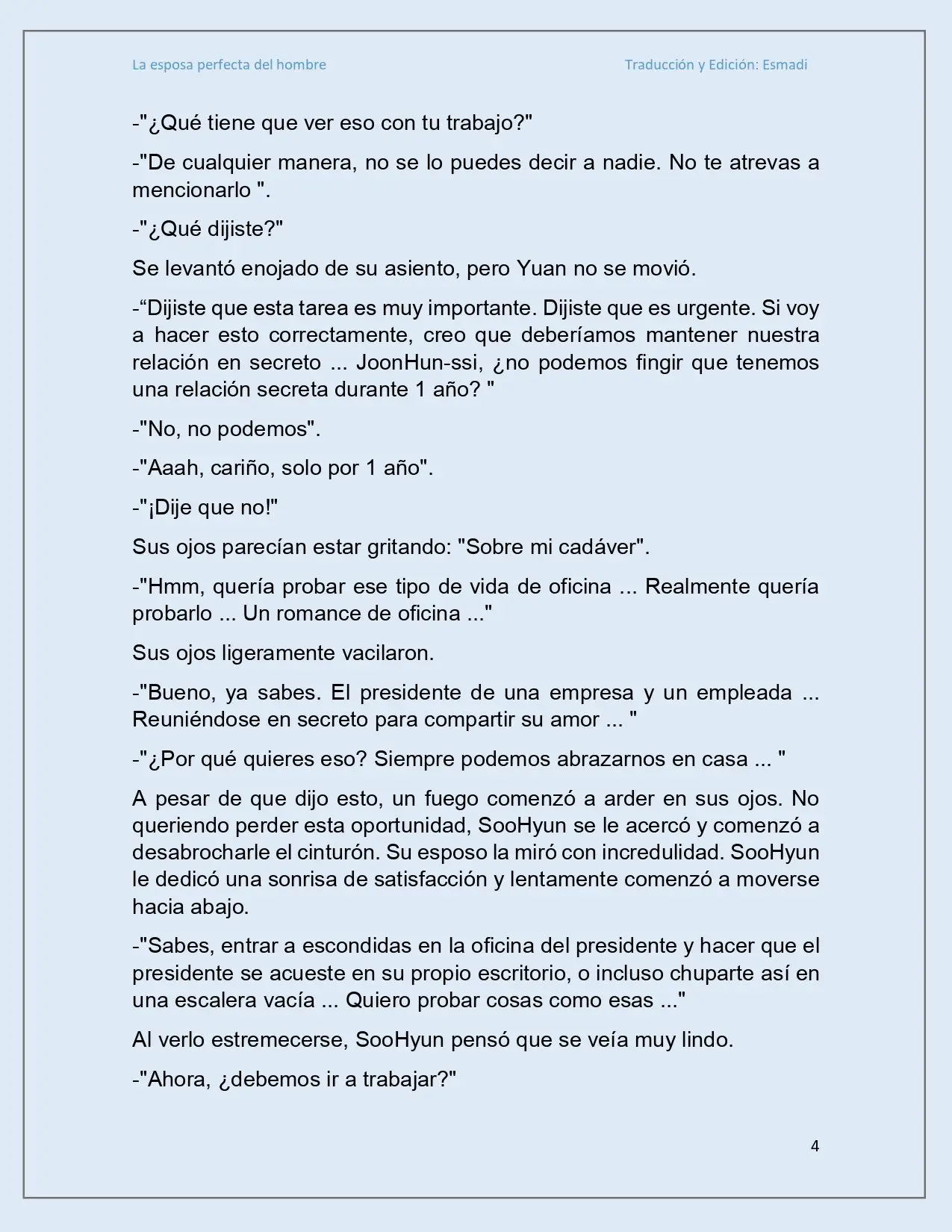 La esposa perfecta del hombre - Capítulo 41 - Página 4 - LectorTMOo