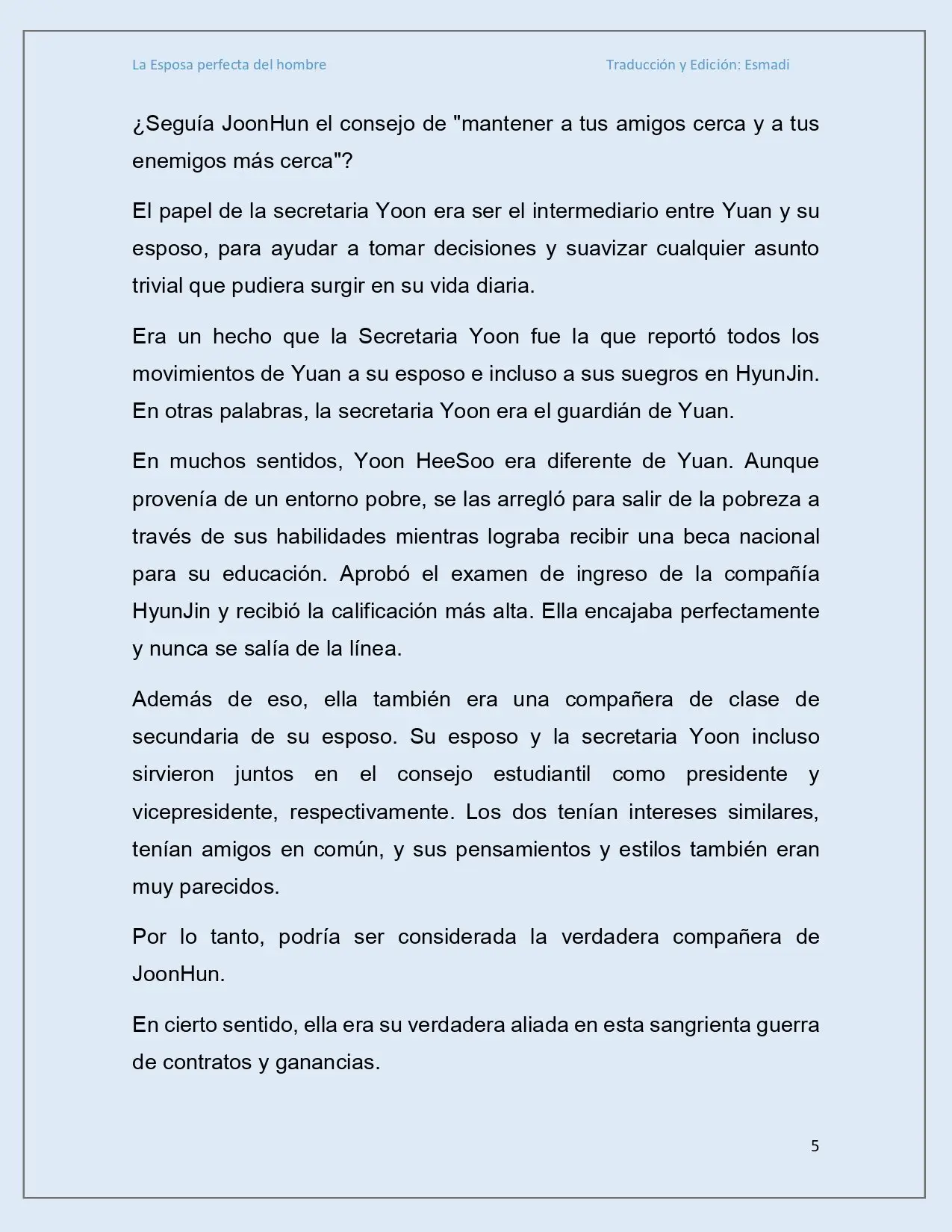 La esposa perfecta del hombre - Capítulo 7 - Página 4 - LectorTMOo