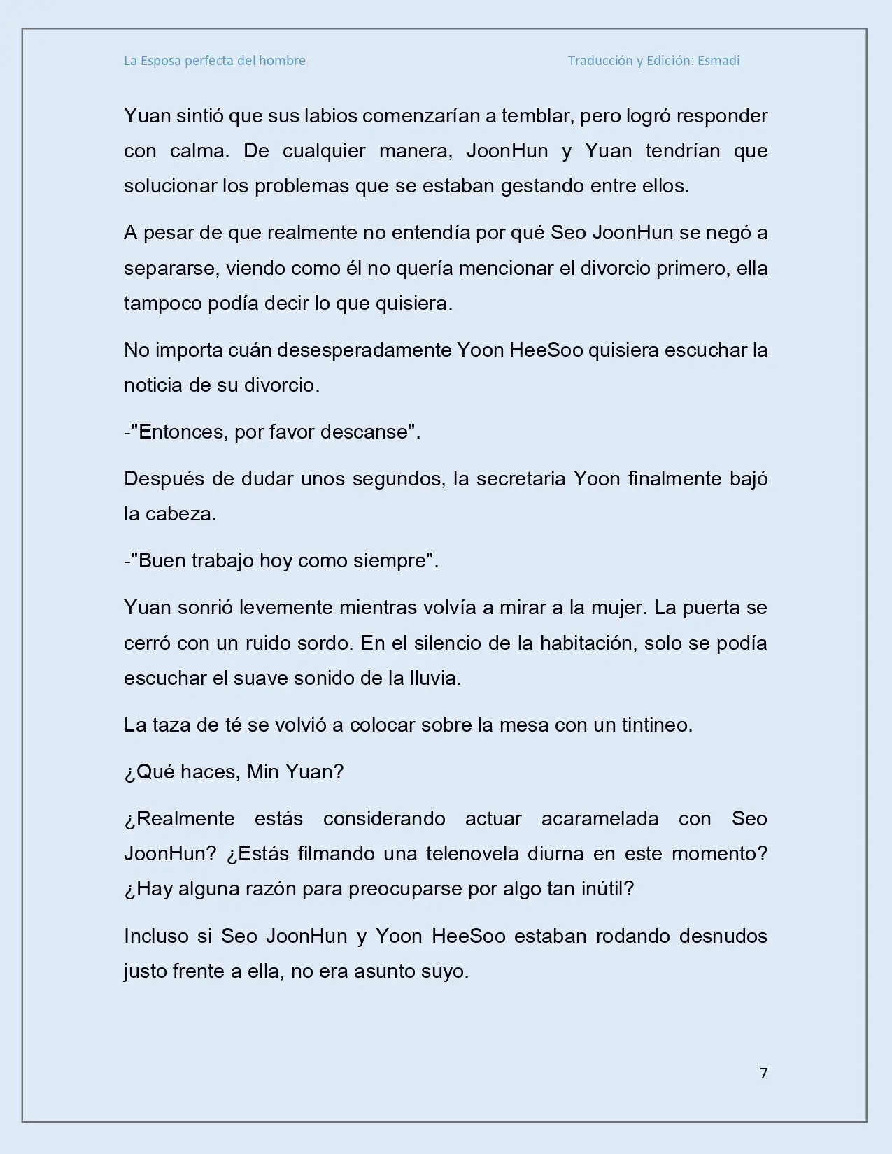 La esposa perfecta del hombre - Capítulo 7 - Página 6 - LectorTMOo