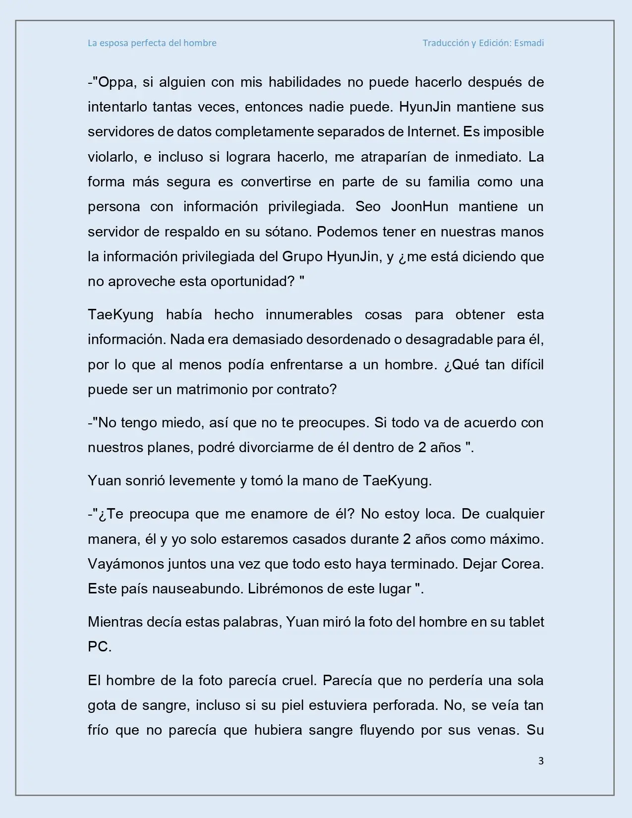 La esposa perfecta del hombre - Capítulo 8 - Página 3 - LectorTMOo