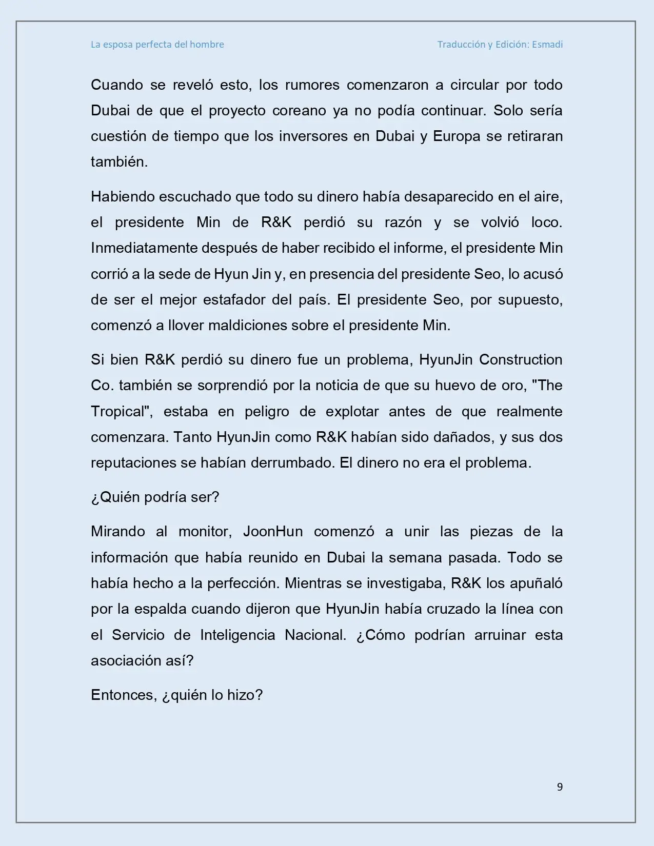 La esposa perfecta del hombre - Capítulo 8 - Página 9 - LectorTMOo