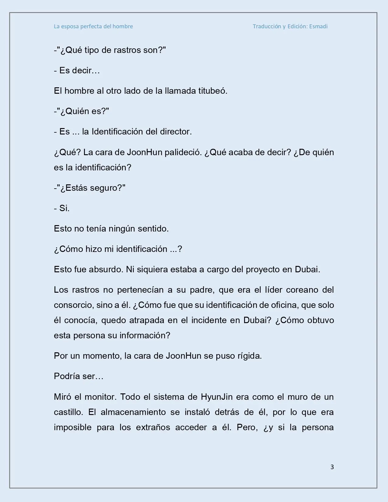La esposa perfecta del hombre - Capítulo 9 - Página 3 - LectorTMOo