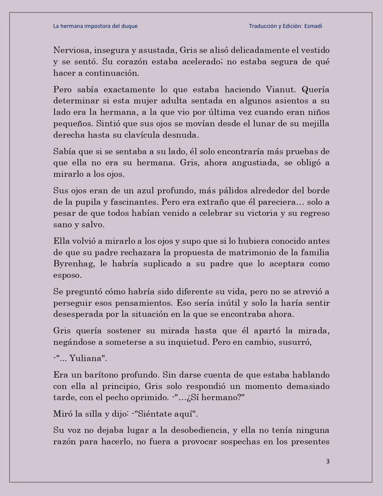 La hermana impostora del Duque - Capítulo 18 - Página 3 - LectorTMOo