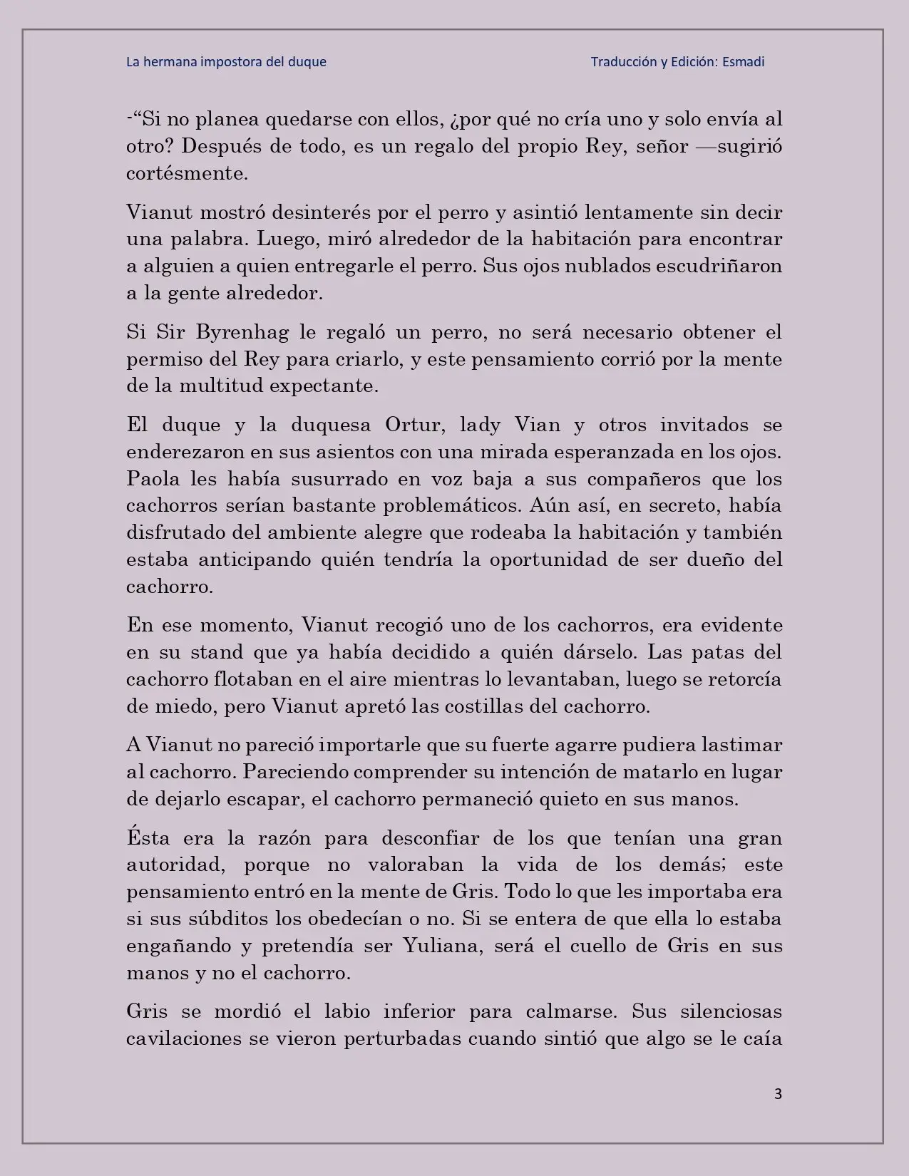 La hermana impostora del Duque - Capítulo 19 - Página 3 - LectorTMOo
