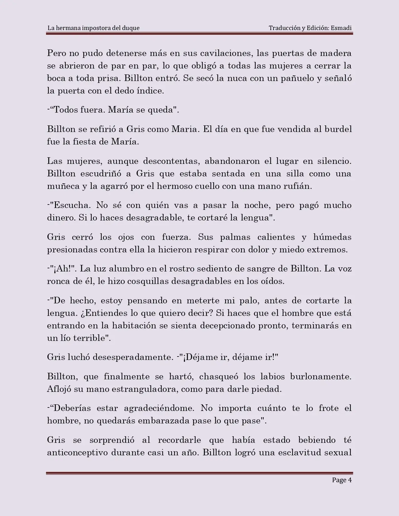La hermana impostora del Duque - Capítulo 2 - Página 4 - LectorTMOo