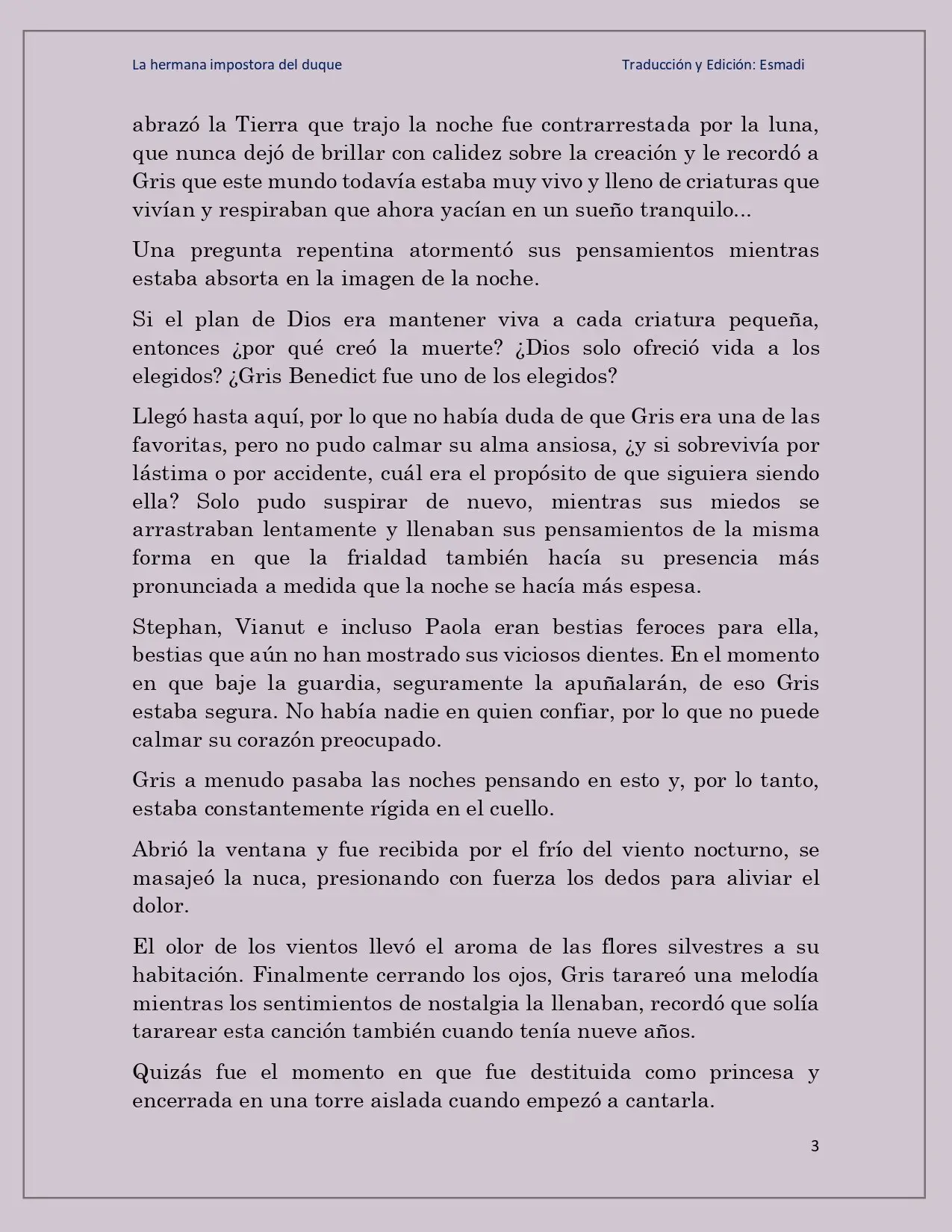 La hermana impostora del Duque - Capítulo 20 - Página 3 - LectorTMOo
