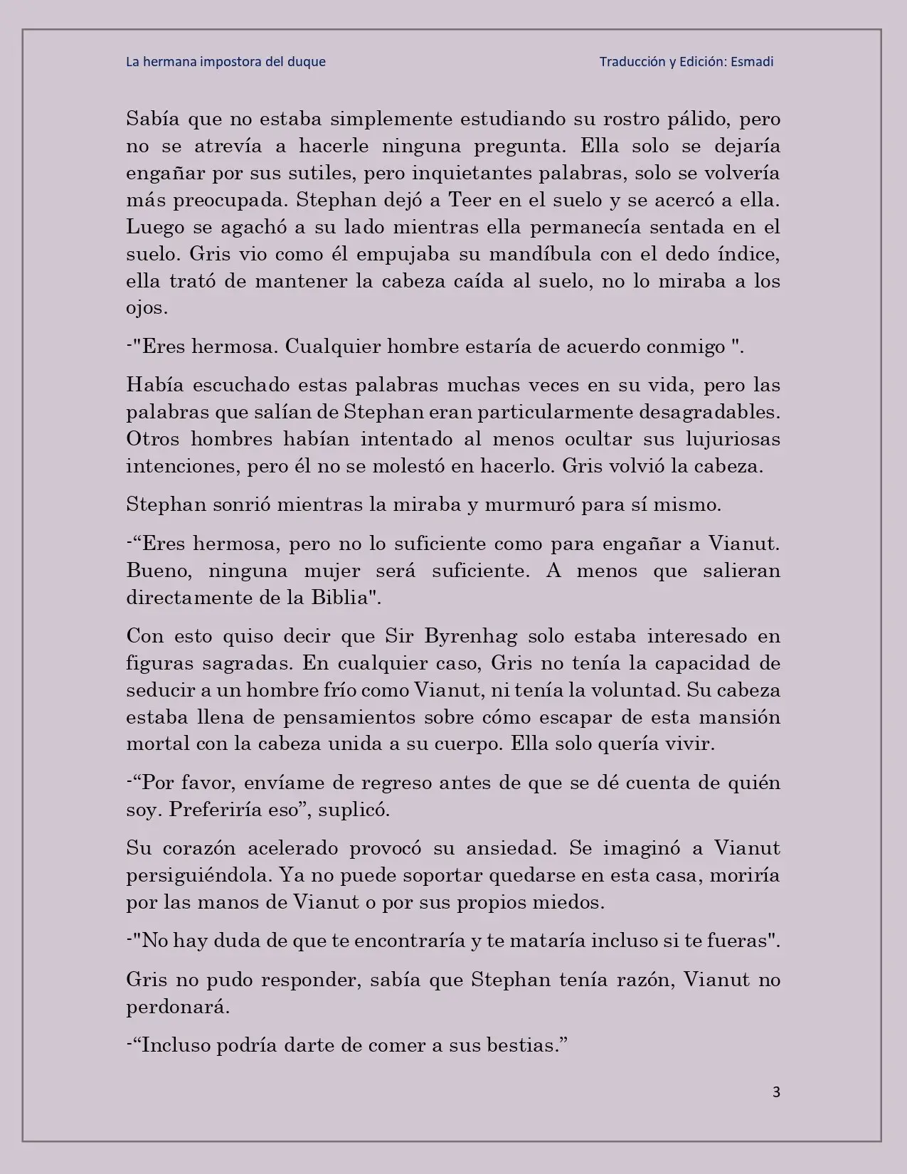 La hermana impostora del Duque - Capítulo 23 - Página 3 - LectorTMOo