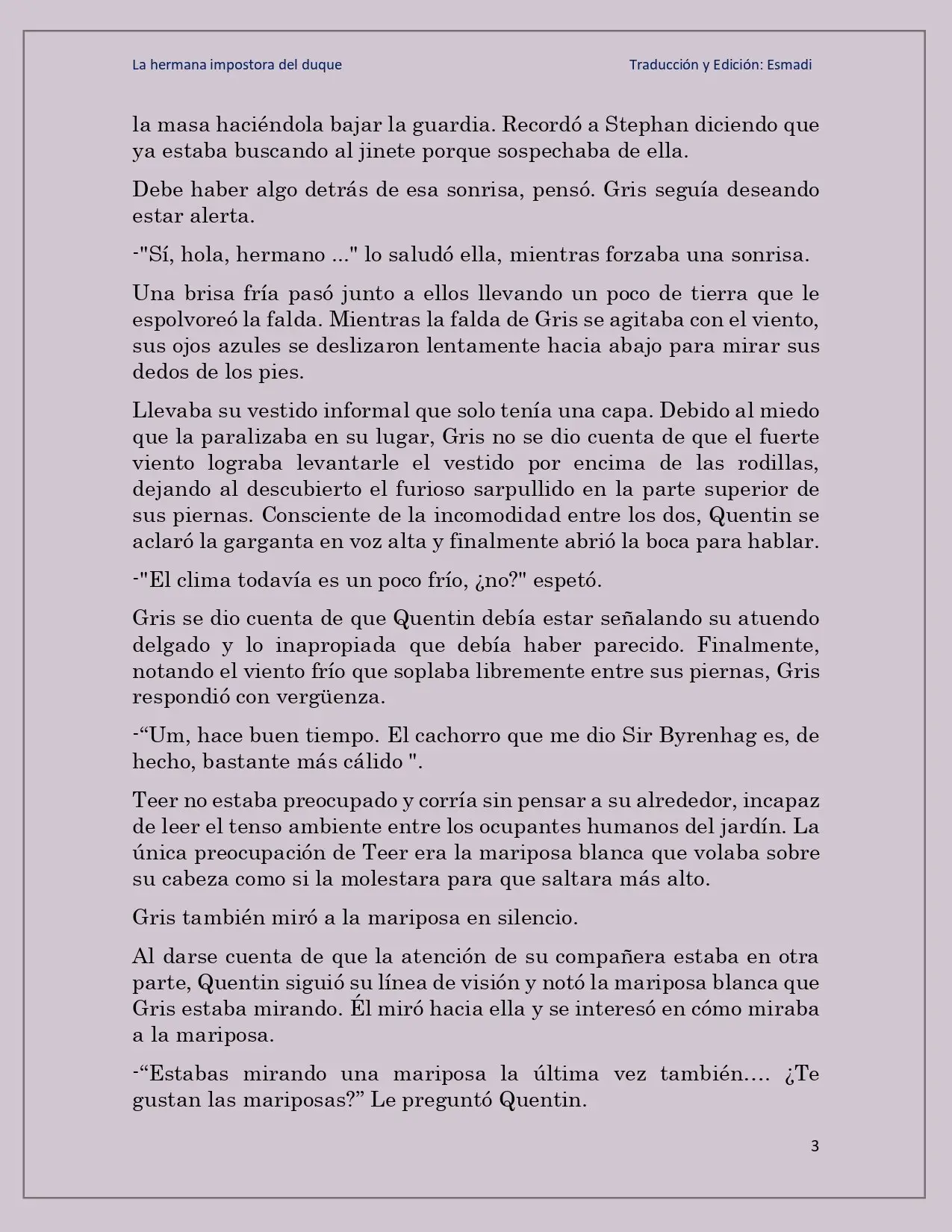 La hermana impostora del Duque - Capítulo 25 - Página 3 - LectorTMOo