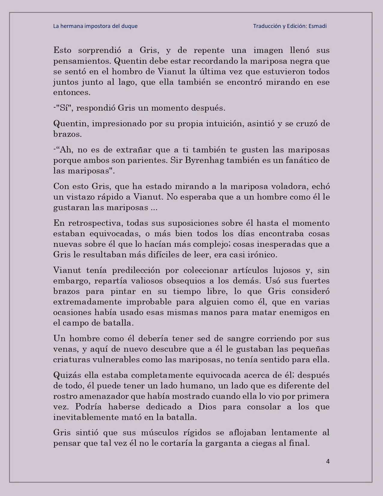 La hermana impostora del Duque - Capítulo 25 - Página 4 - LectorTMOo
