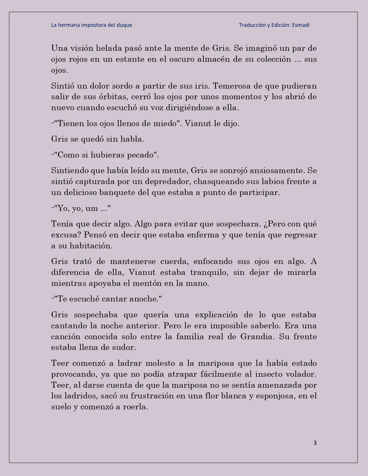 La hermana impostora del Duque - Capítulo 26 - Página 3 - LectorTMOo