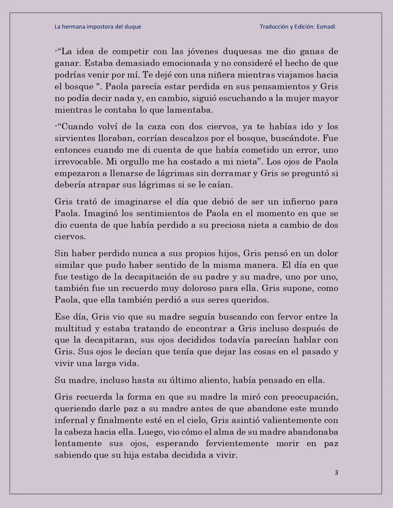 La hermana impostora del Duque - Capítulo 27 - Página 3 - LectorTMOo
