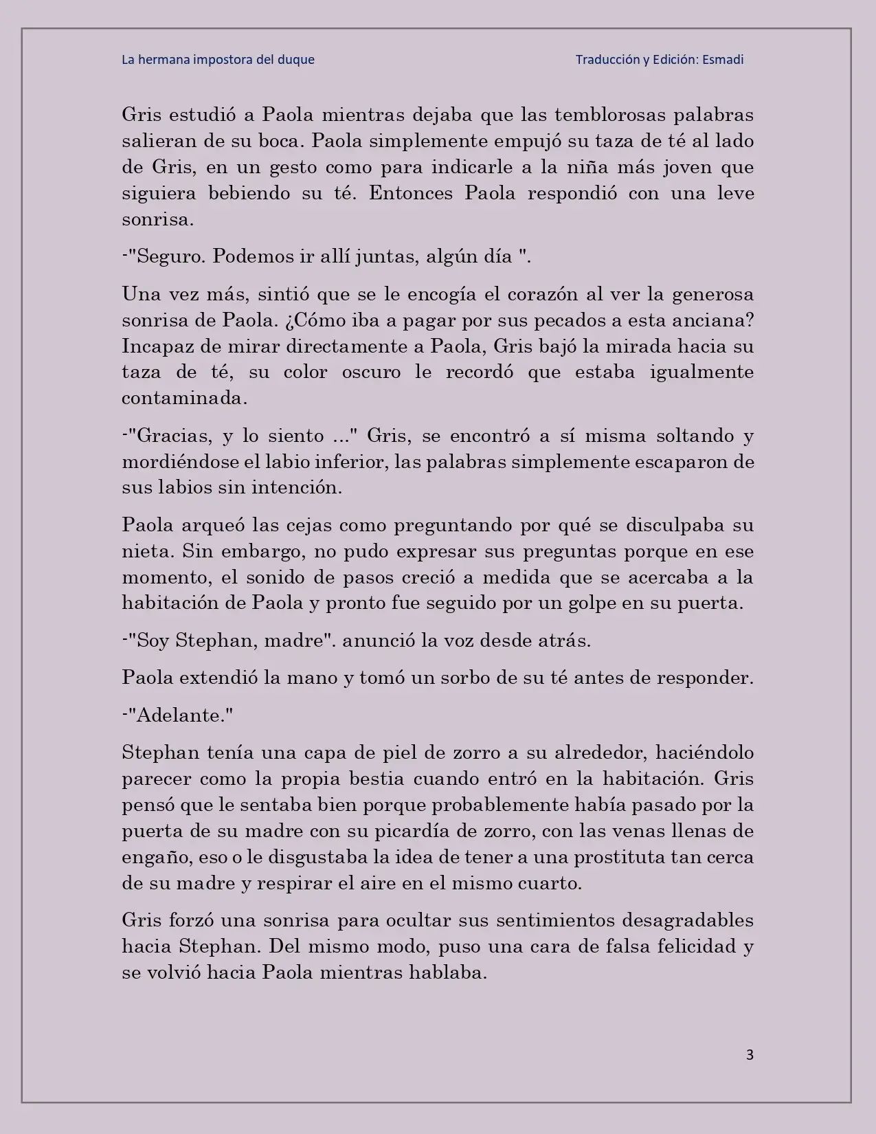 La hermana impostora del Duque - Capítulo 28 - Página 3 - LectorTMOo