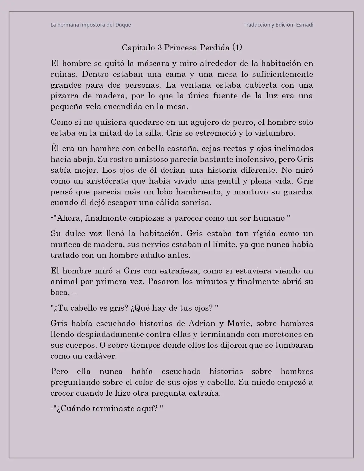 La hermana impostora del Duque - Capítulo 3 - Página 2 - LectorTMOo
