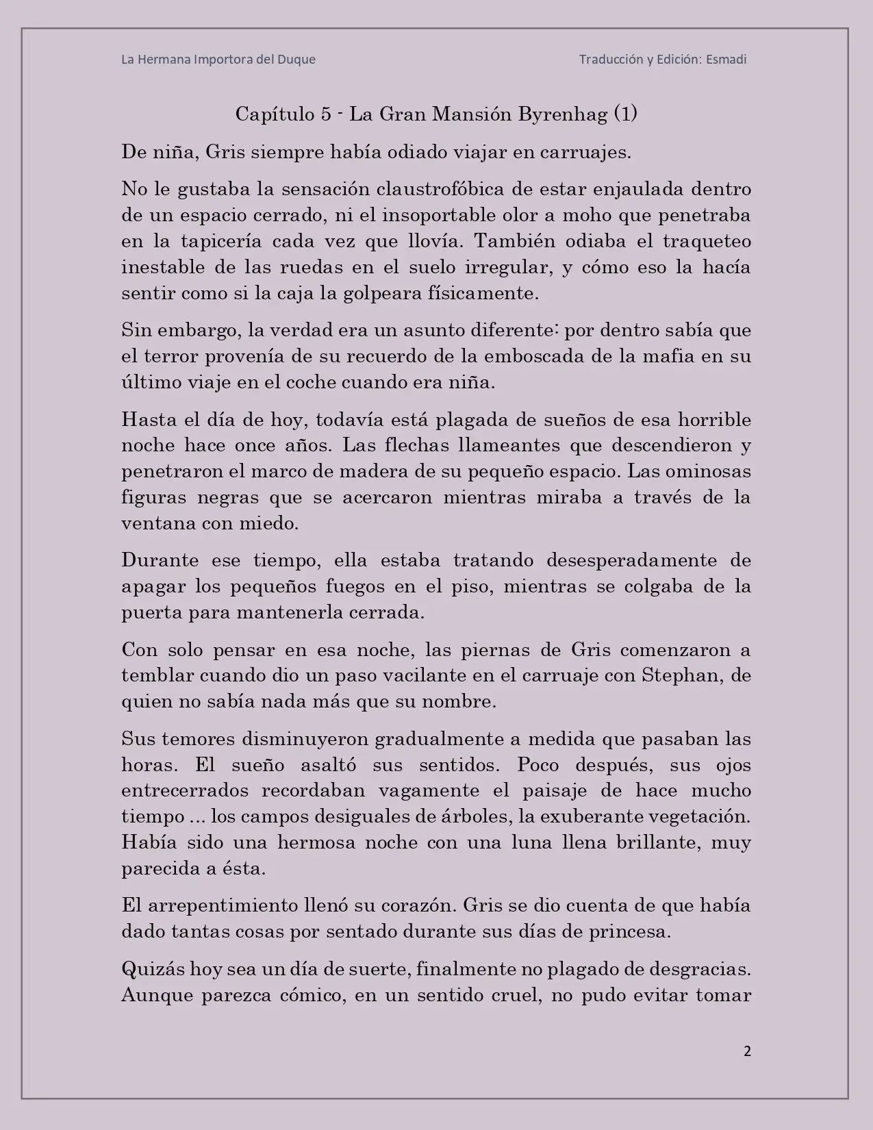 La hermana impostora del Duque - Capítulo 5 - Página 2 - LectorTMOo