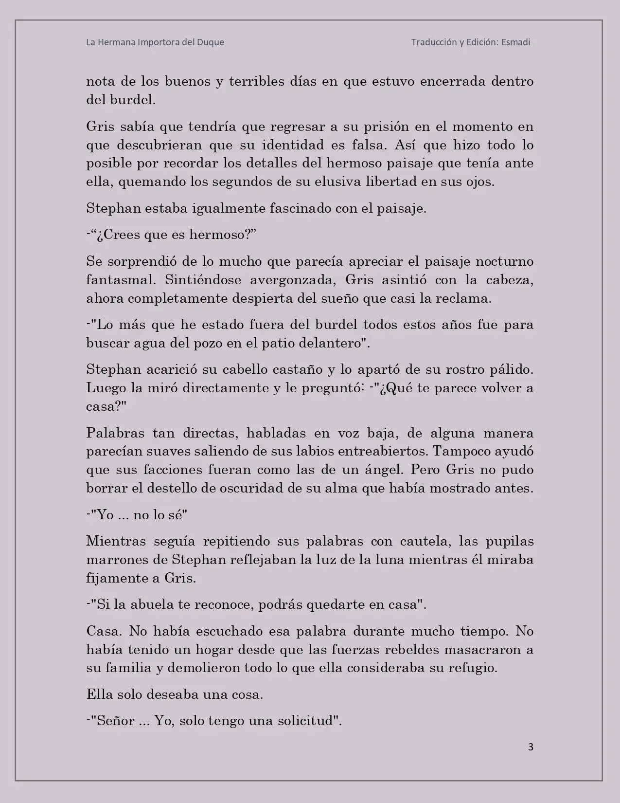 La hermana impostora del Duque - Capítulo 5 - Página 3 - LectorTMOo