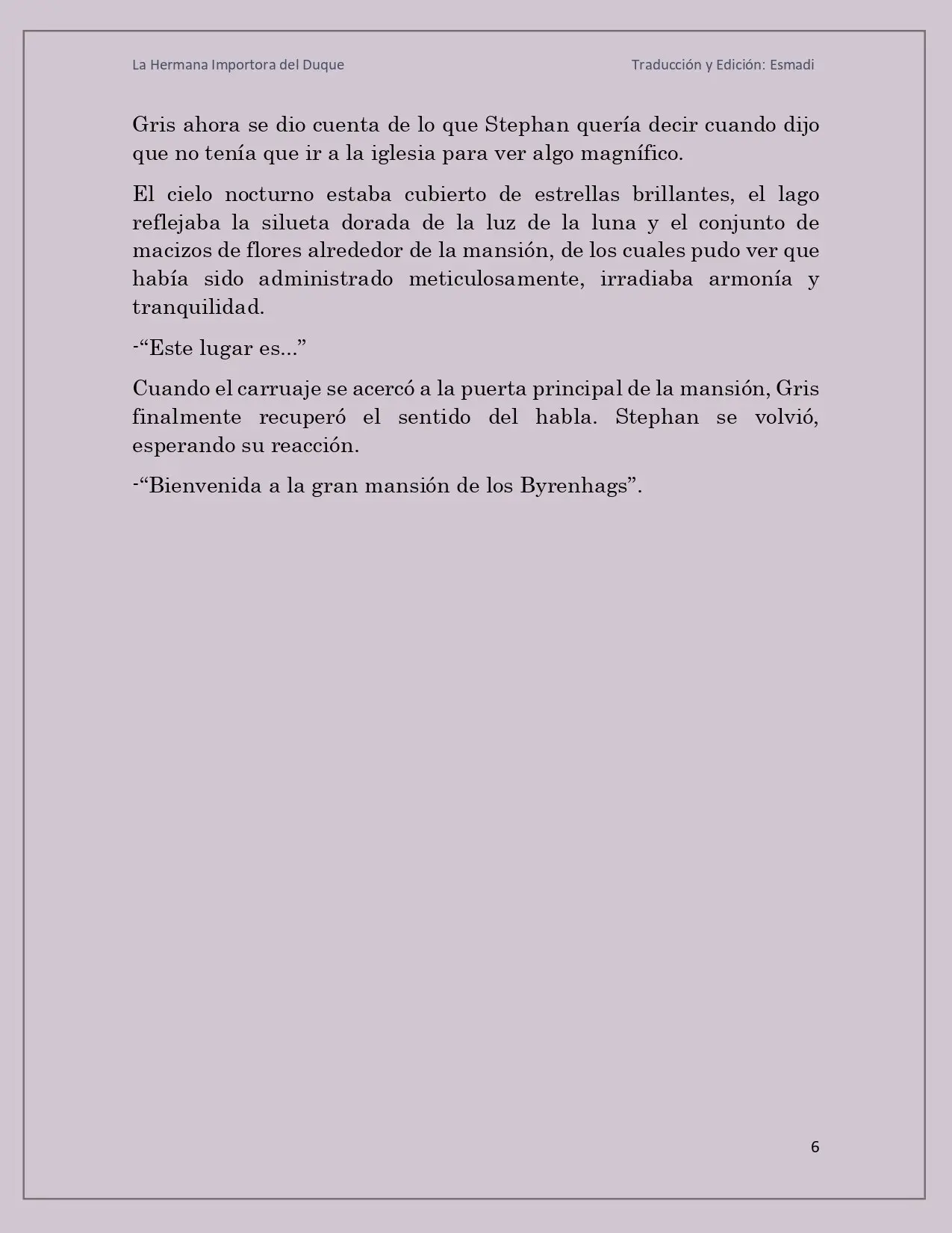 La hermana impostora del Duque - Capítulo 5 - Página 6 - LectorTMOo