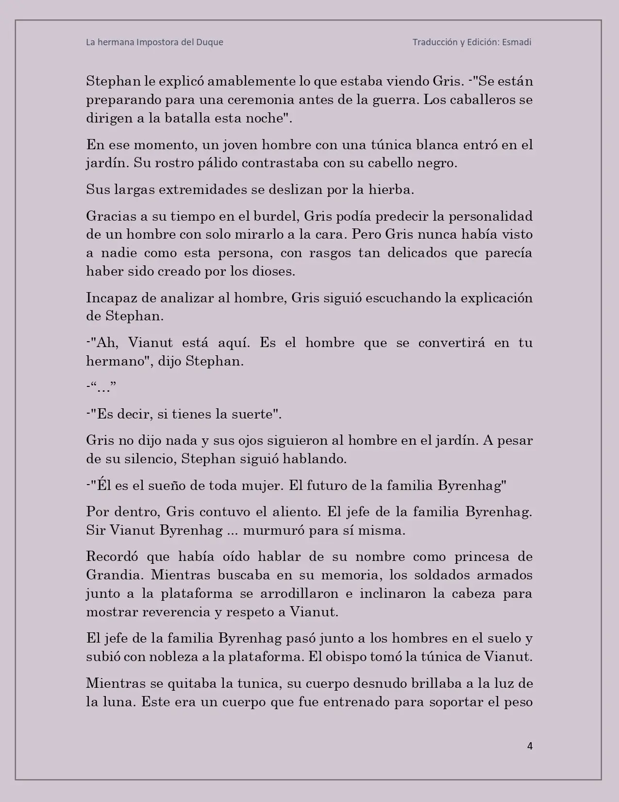 La hermana impostora del Duque - Capítulo 6 - Página 4 - LectorTMOo