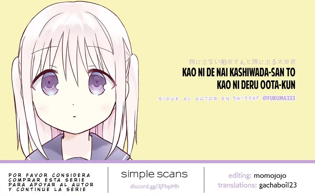 La Inexpresiva Kashiwada-san y el Emotivo Oota-kun (Manga) (2018) - Capítulo 3 - Página 14 - LectorTMOo