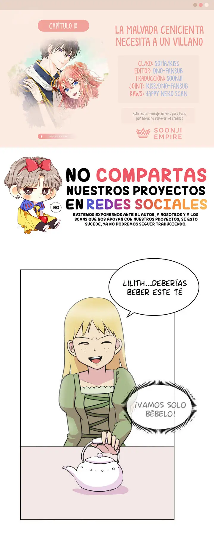 La Malvada Cenicienta Necesita A Un Villano - Capítulo 10 - Página 1 - LectorTMOo
