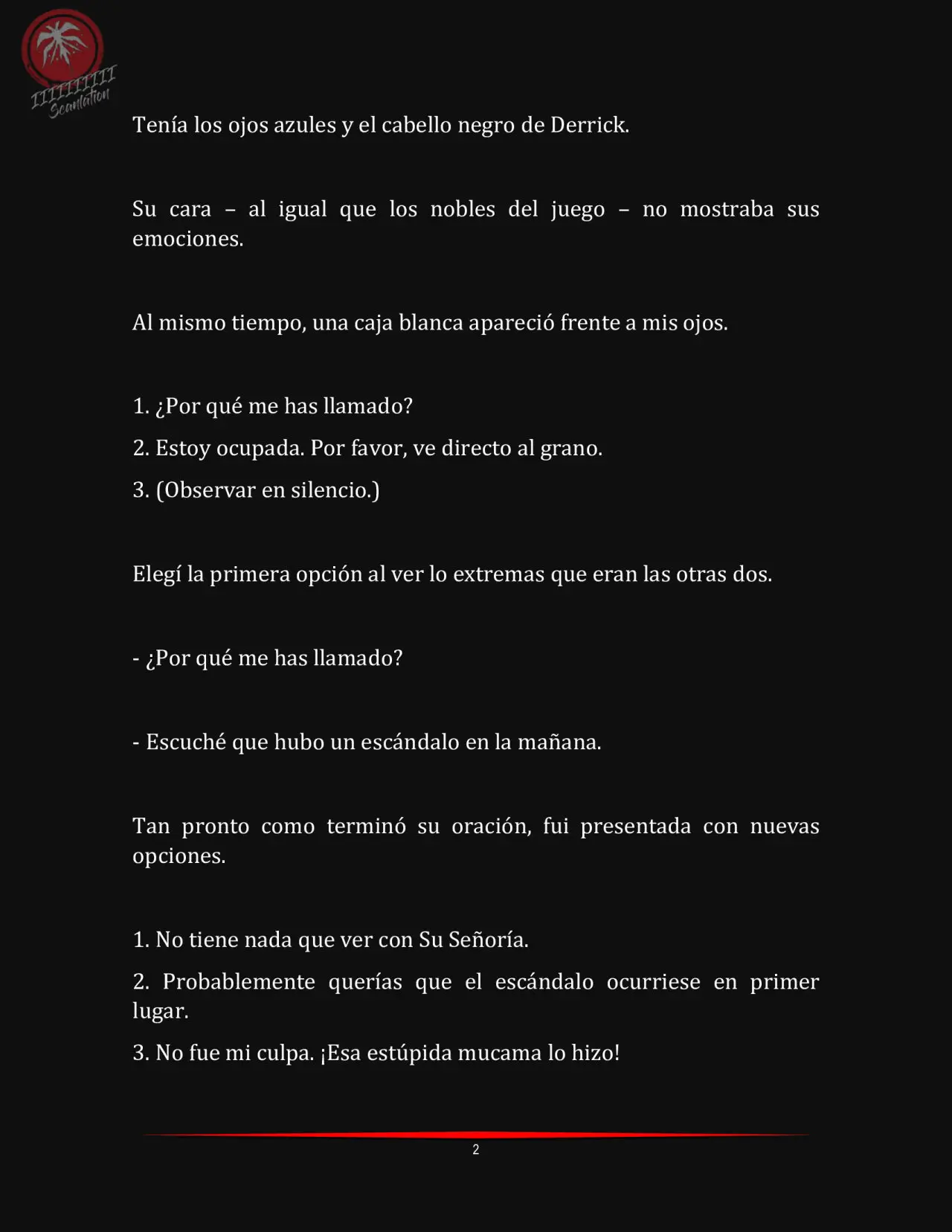 LA MUERTE ES EL ÚNICO FINAL PARA LA VILLANA (2019) - Capítulo 5 - Página 2 - LectorTMOo