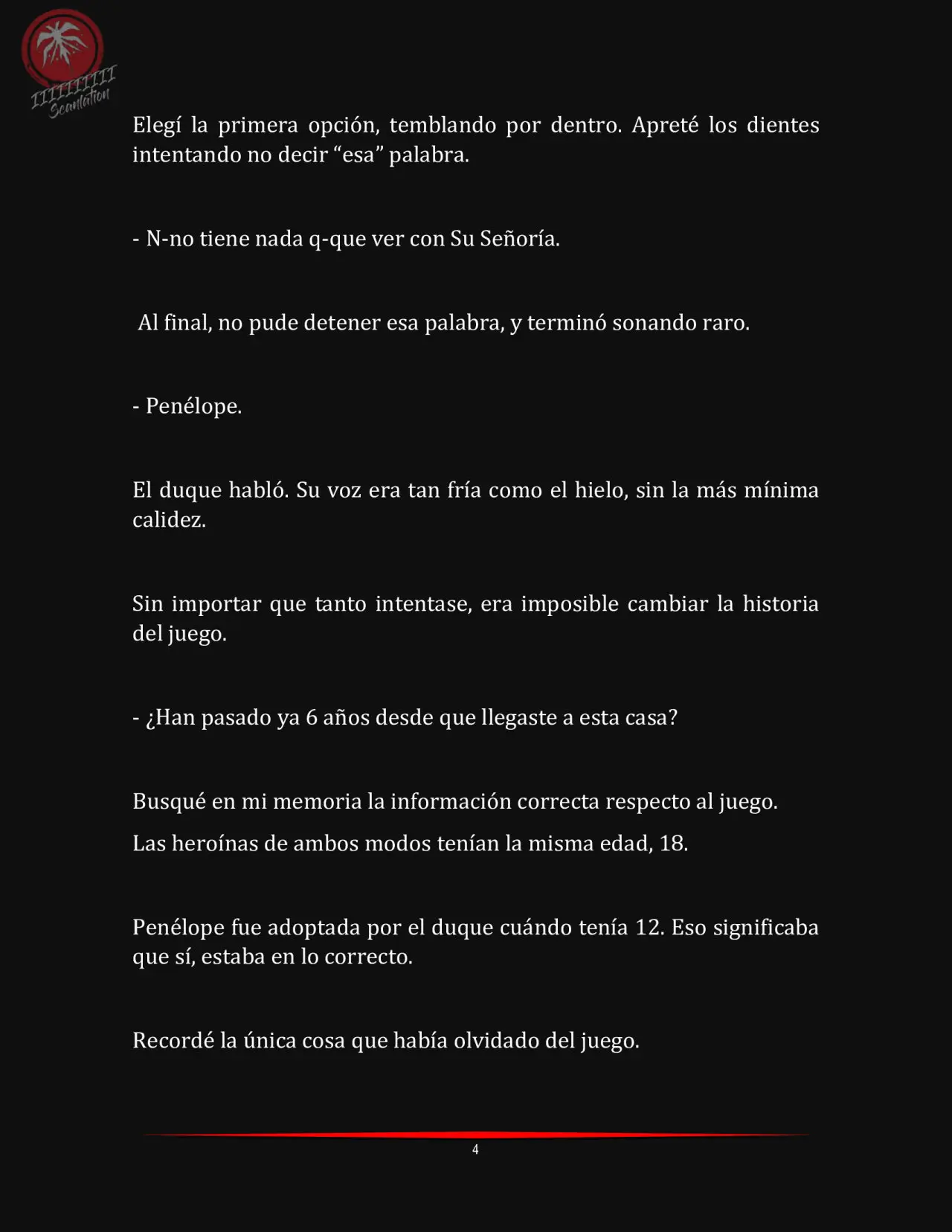 LA MUERTE ES EL ÚNICO FINAL PARA LA VILLANA (2019) - Capítulo 5 - Página 4 - LectorTMOo