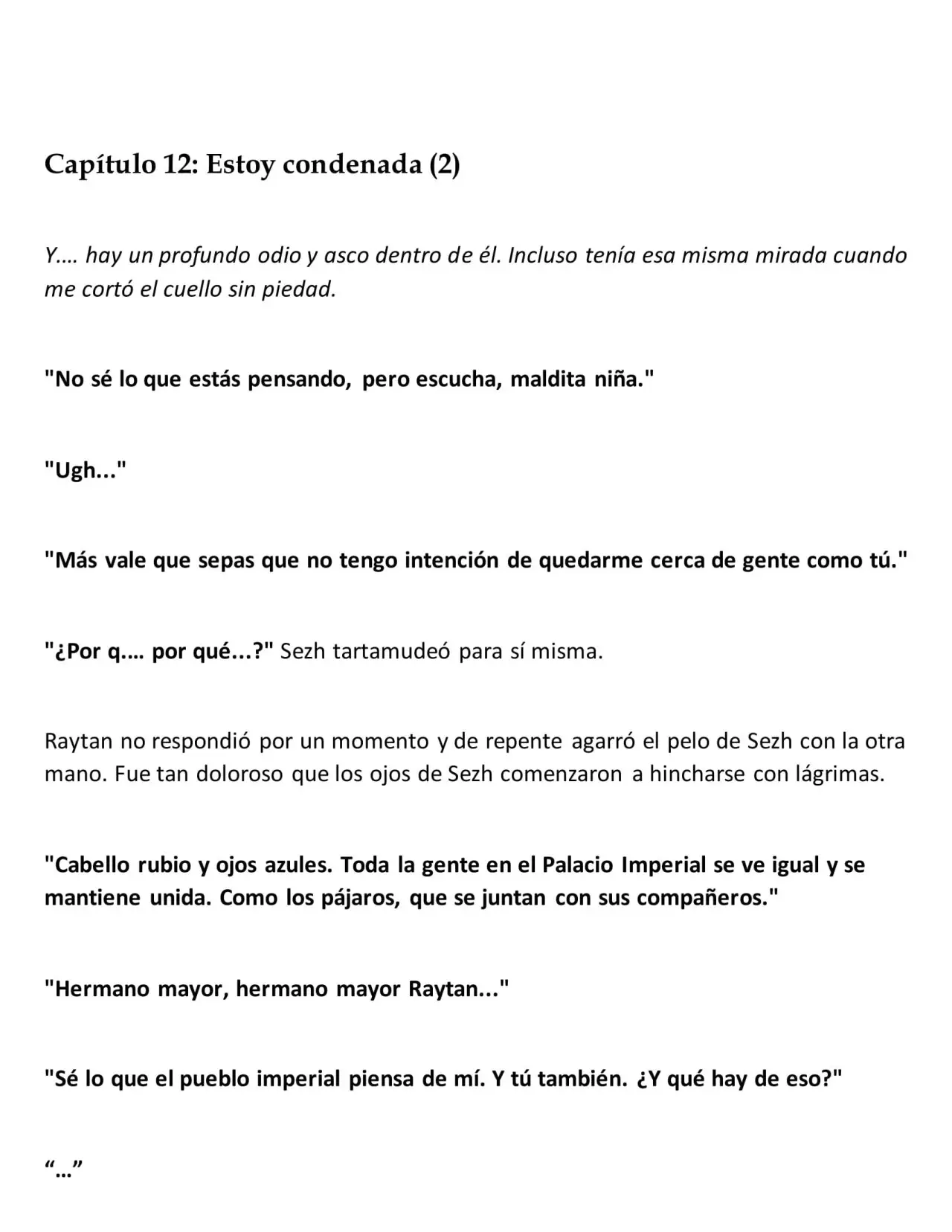 La muñeca amada del tirano. - Capítulo 12 - Página 1 - LectorTMOo