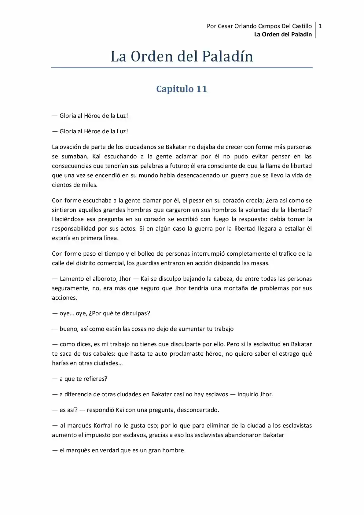 La Orden Del Paladin (2017) - Capítulo 11 - Página 1 - LectorTMOo