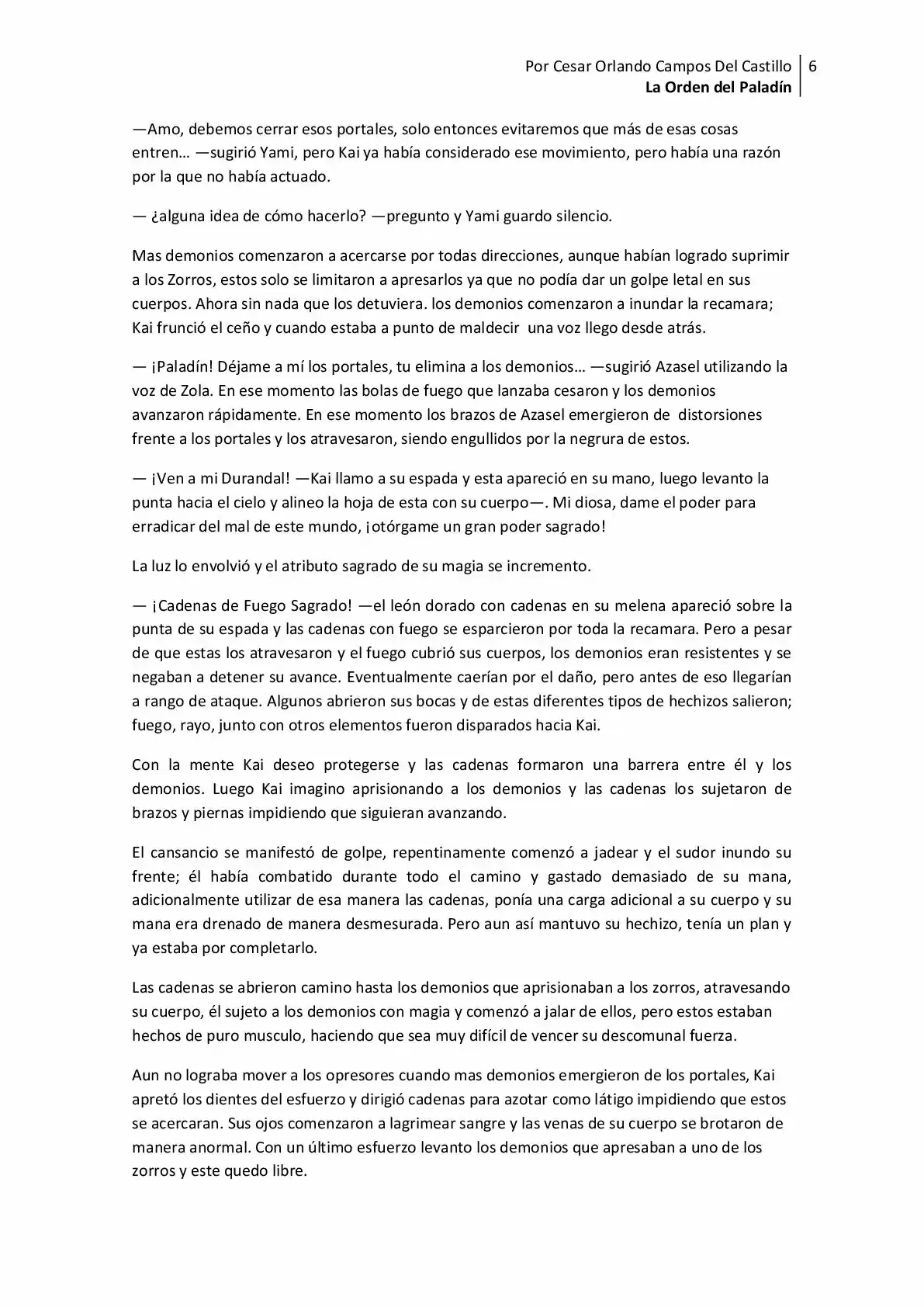 La Orden Del Paladin (2017) - Capítulo 16 - Página 6 - LectorTMOo