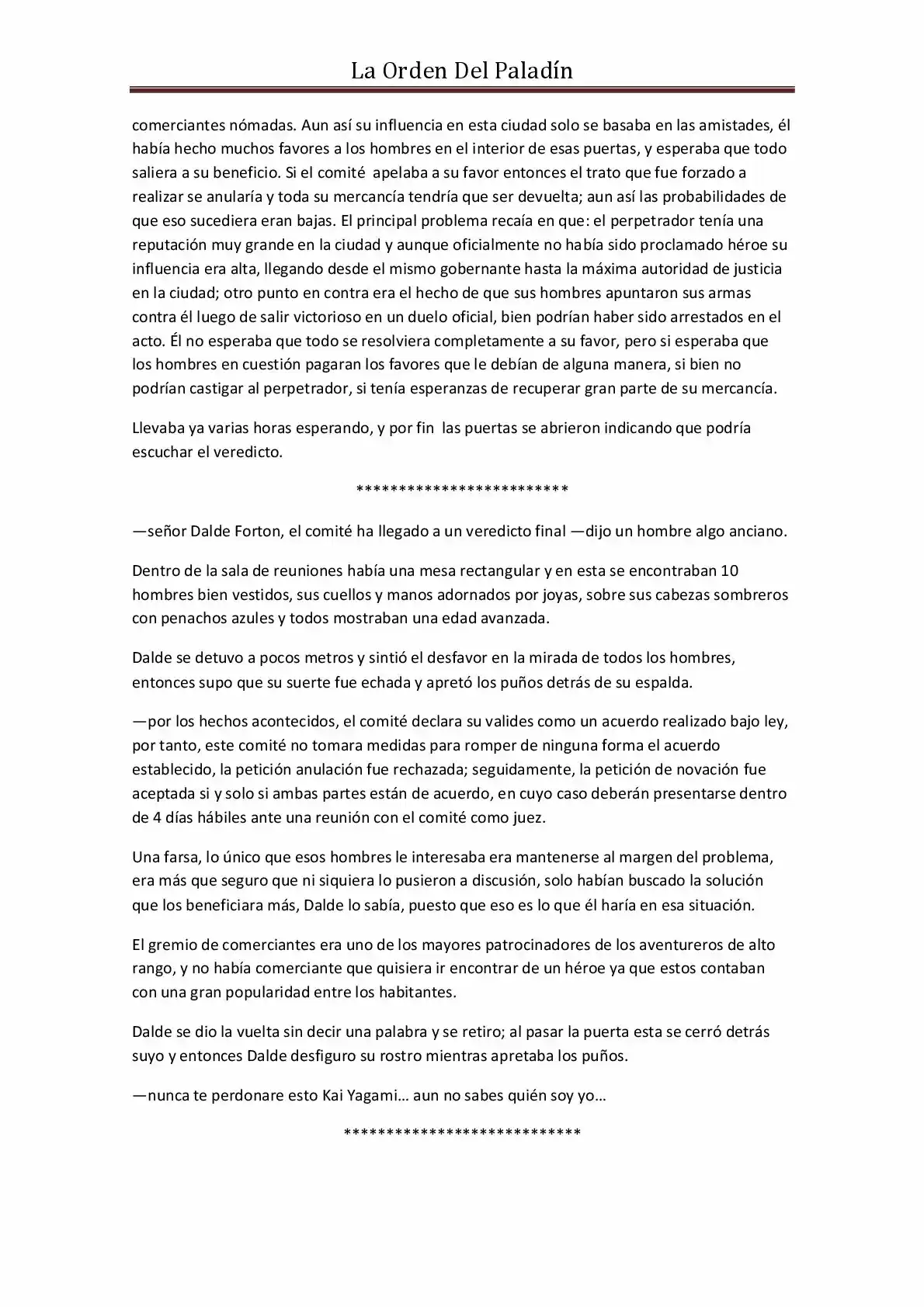 La Orden Del Paladin (2017) - Capítulo 19 - Página 4 - LectorTMOo