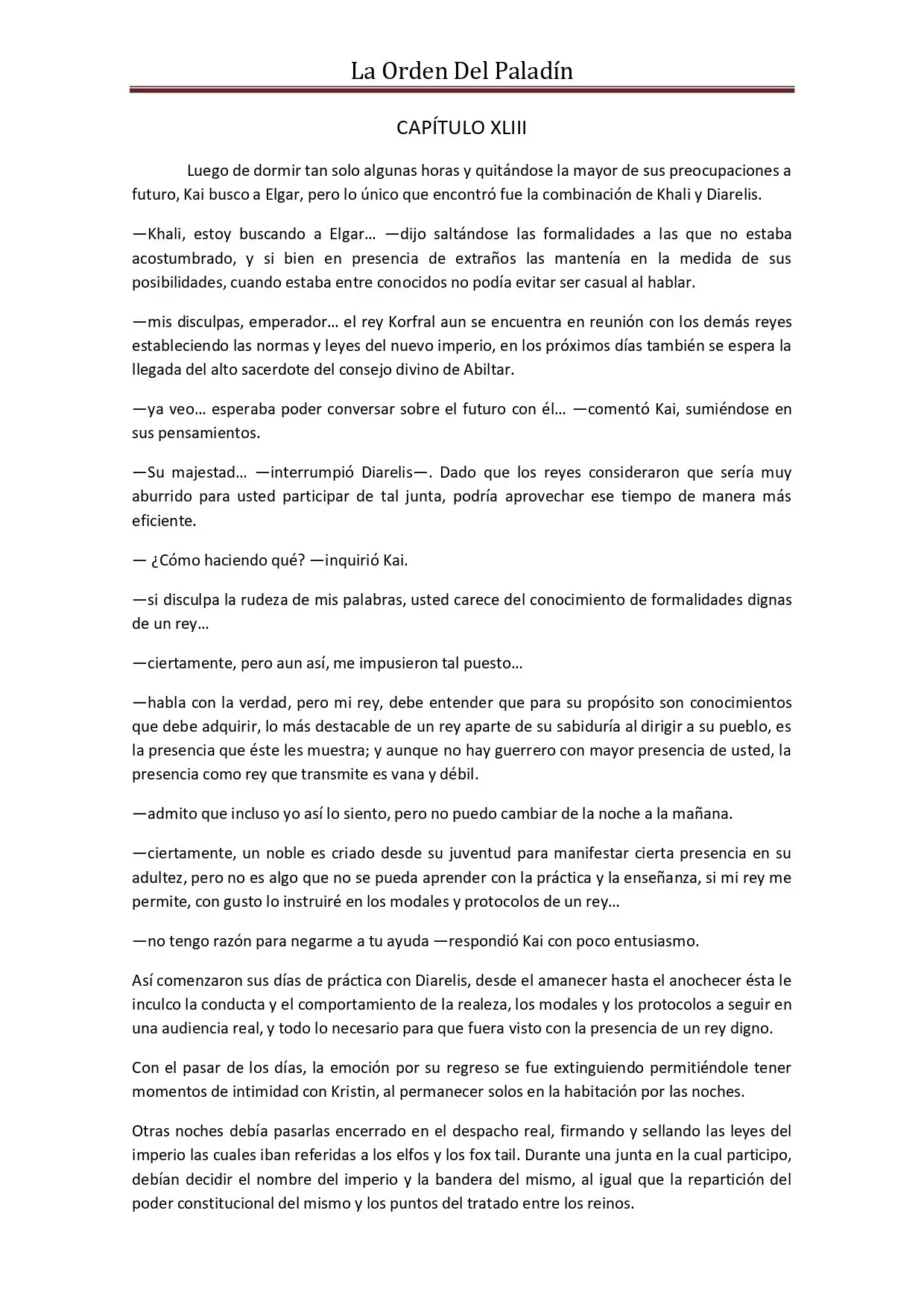 La Orden Del Paladin (2017) - Capítulo 43 - Página 1 - LectorTMOo