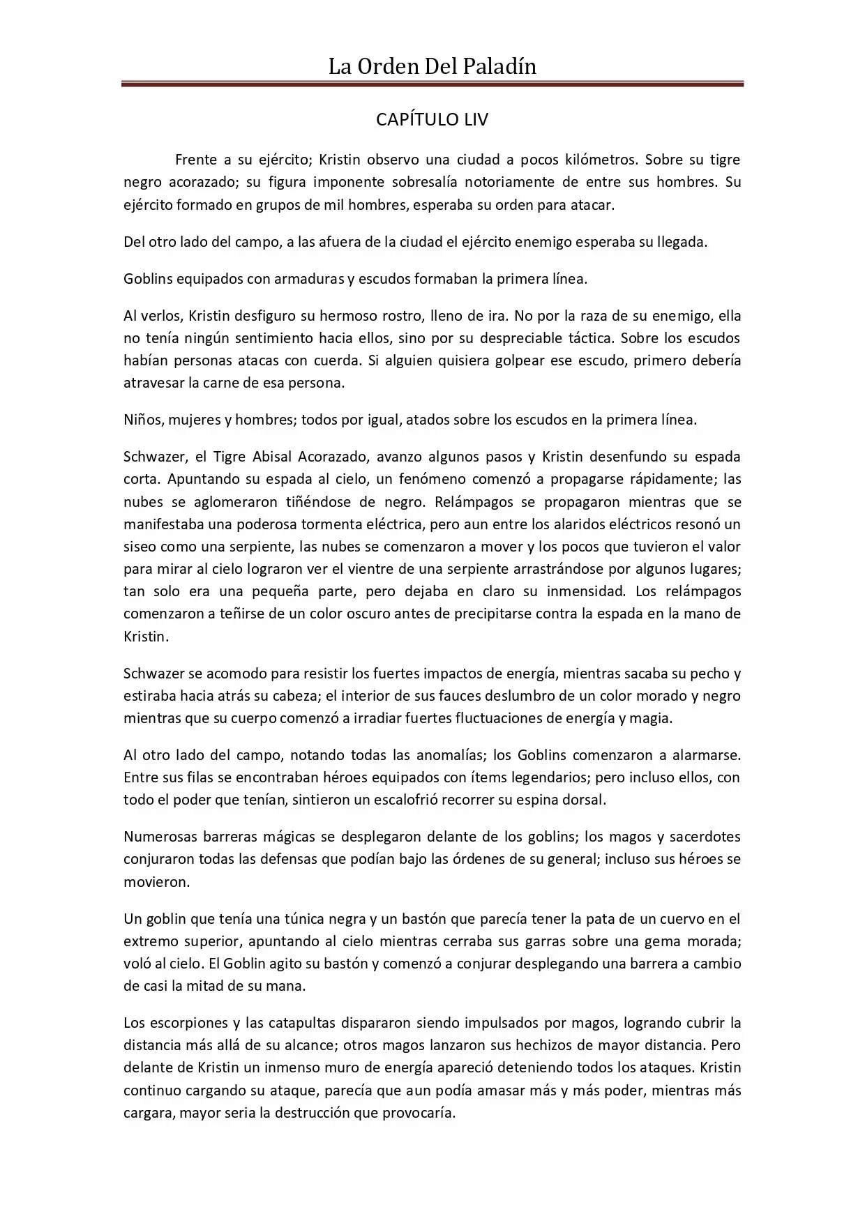 La Orden Del Paladin (2017) - Capítulo 54 - Página 1 - LectorTMOo