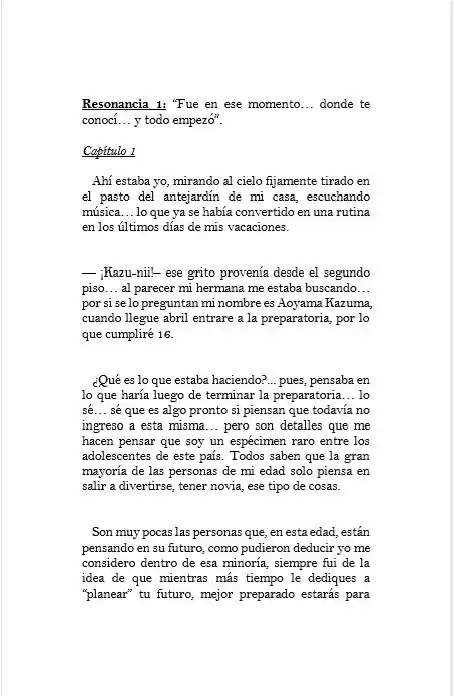 La Resonancia de lo Especial (2018) - Capítulo 1.1 - Página 1 - LectorTMOo