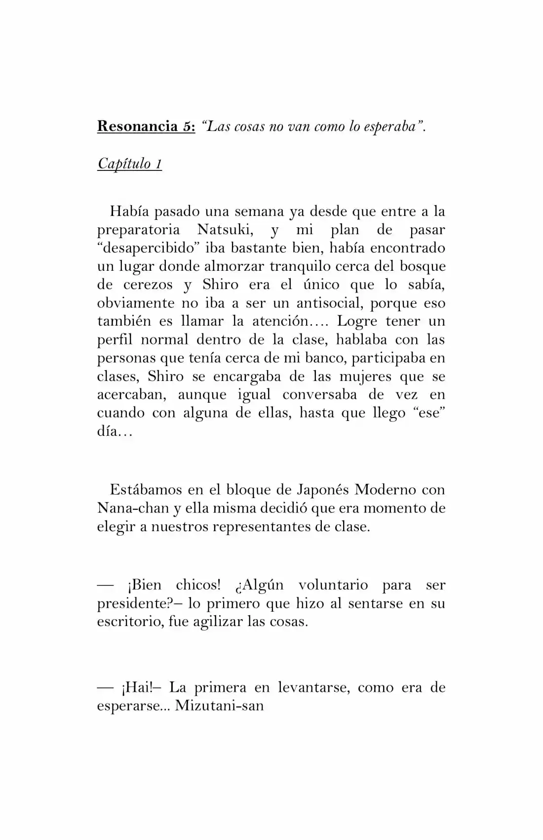 La Resonancia de lo Especial (2018) - Capítulo 15 - Página 1 - LectorTMOo