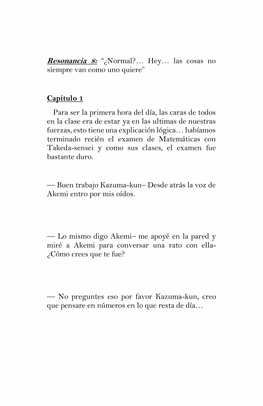 La Resonancia de lo Especial (2018) - Capítulo 30 - Página 1 - LectorTMOo