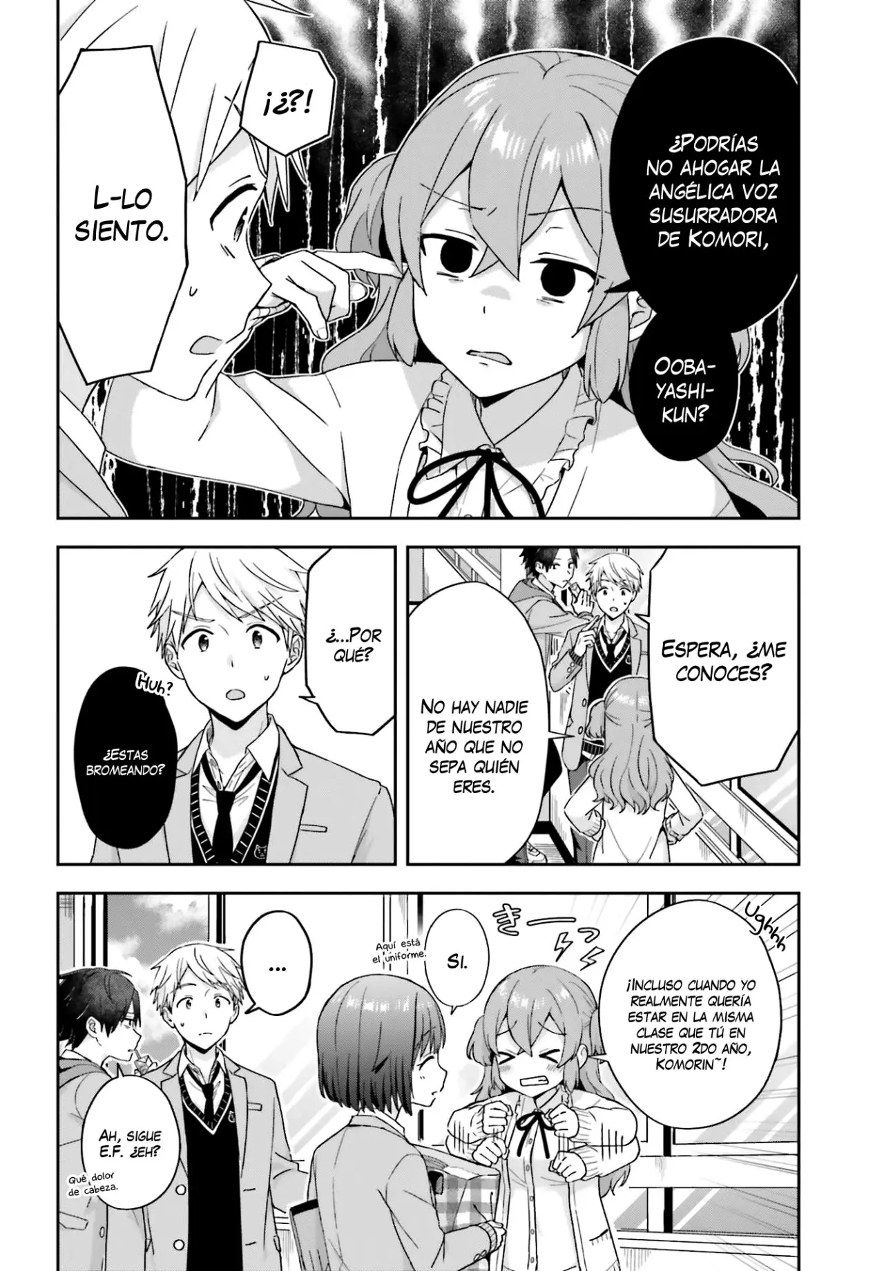 La silenciosa Komori-san y el ruidoso Oobayashi-kun (2020) - Capítulo 13 - Página 4 - LectorTMOo