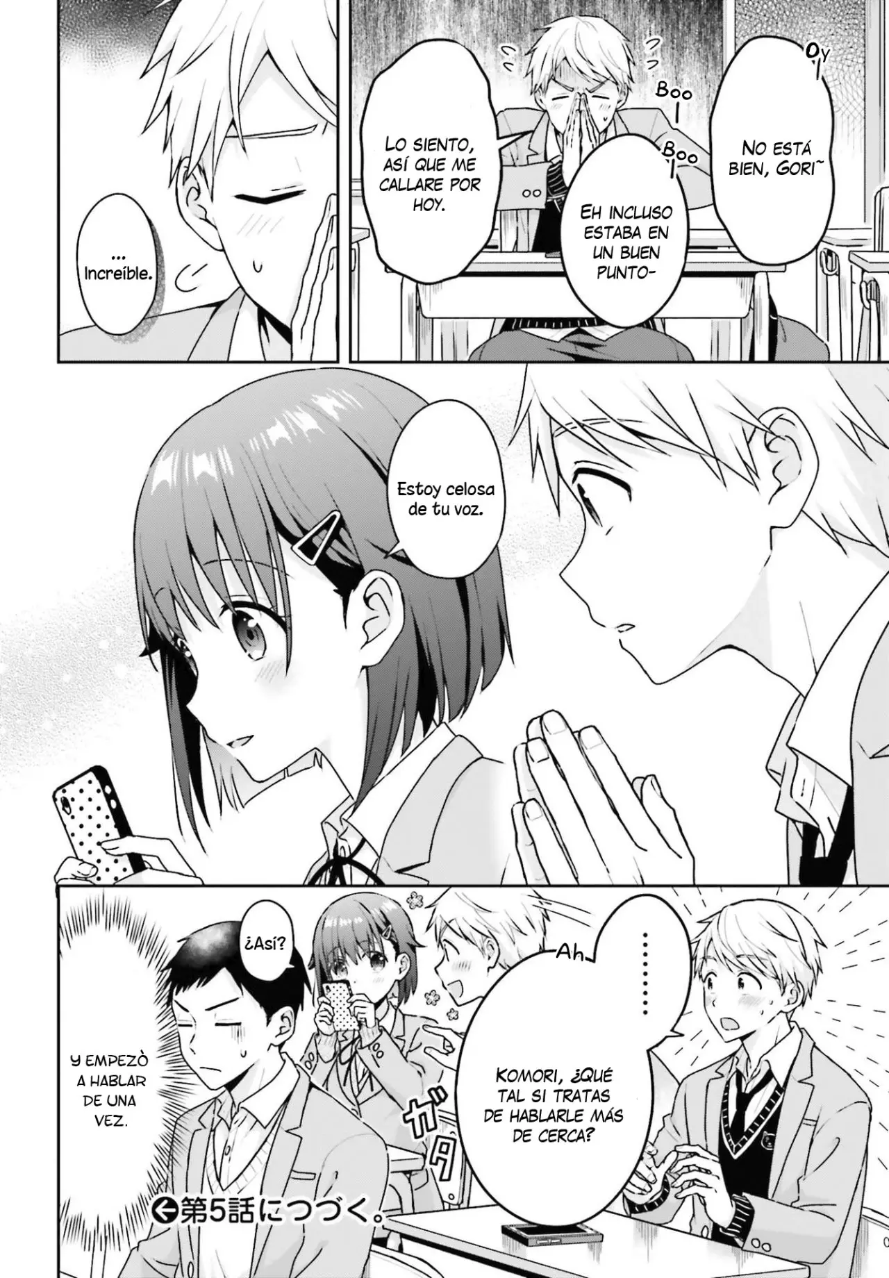 La silenciosa Komori-san y el ruidoso Oobayashi-kun (2020) - Capítulo 4 - Página 6 - LectorTMOo