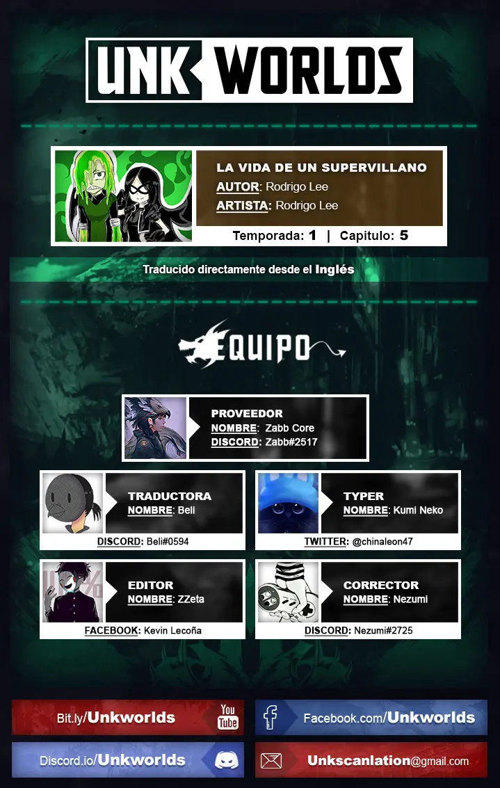 La Vida de un Supervillano (2017) - Capítulo 5 - Página 1 - LectorTMOo