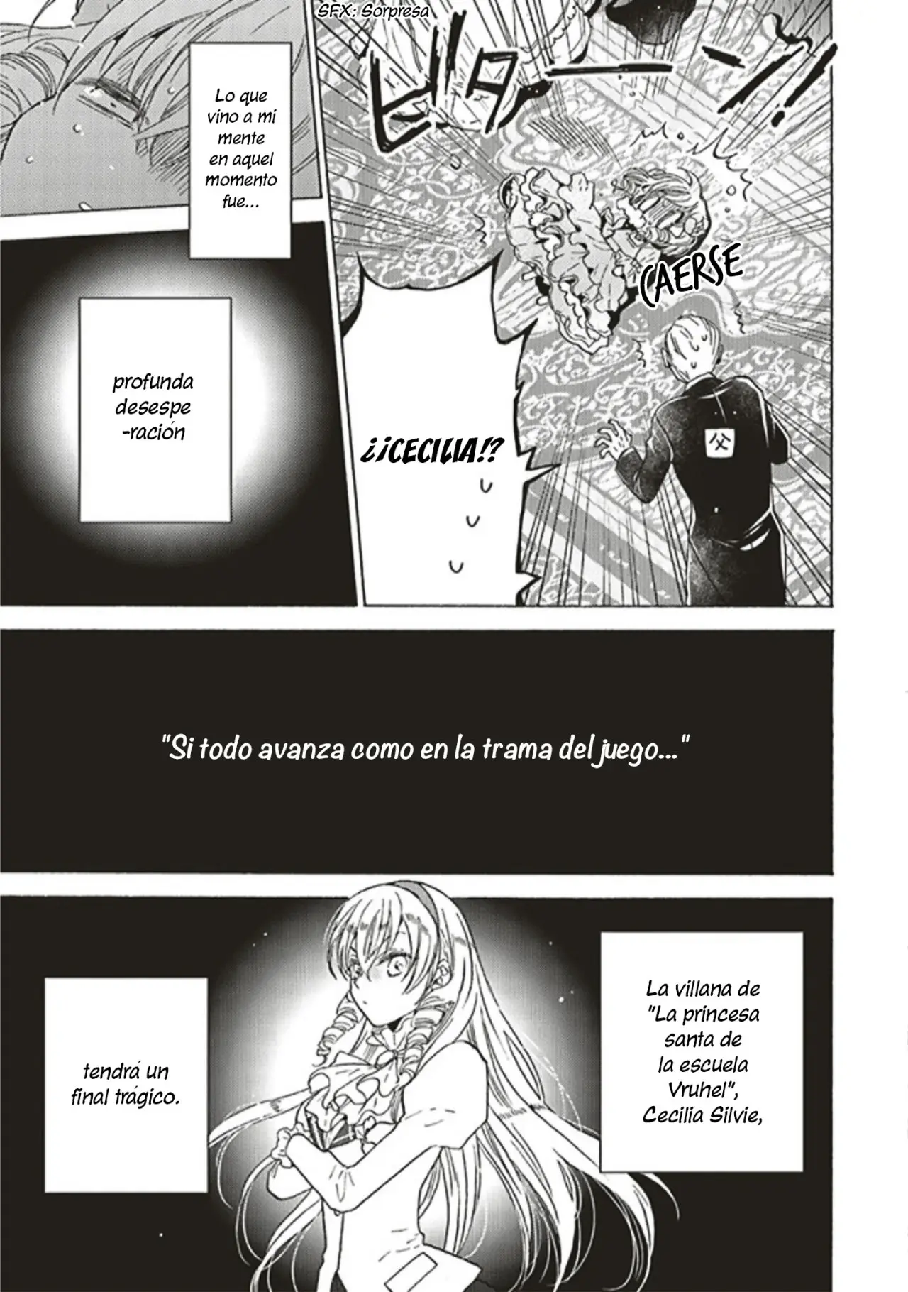 La villana, Cecilia Silvie, no quiere morir, ¡Así que decidió travestirse! - Capítulo 1.1 - Página 14 - LectorTMOo