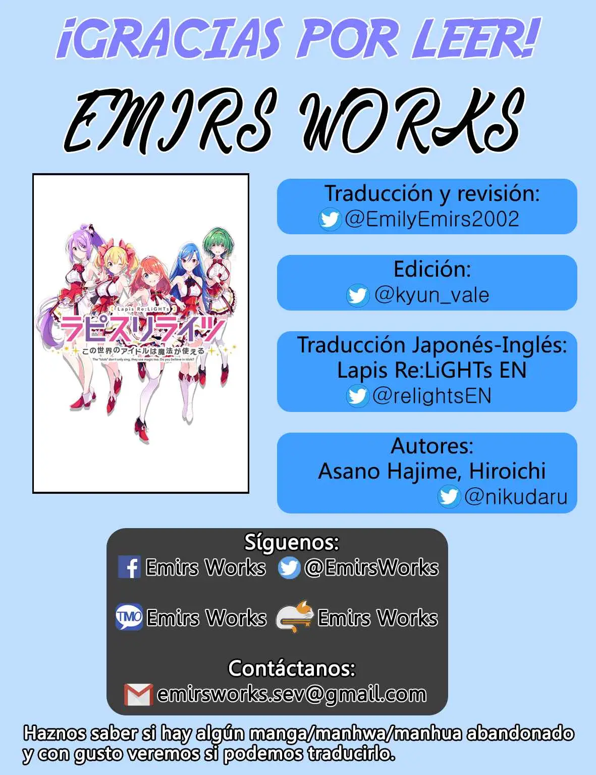 Lapis Re:LiGHTs (2019) - Capítulo 1 - Página 29 - LectorTMOo