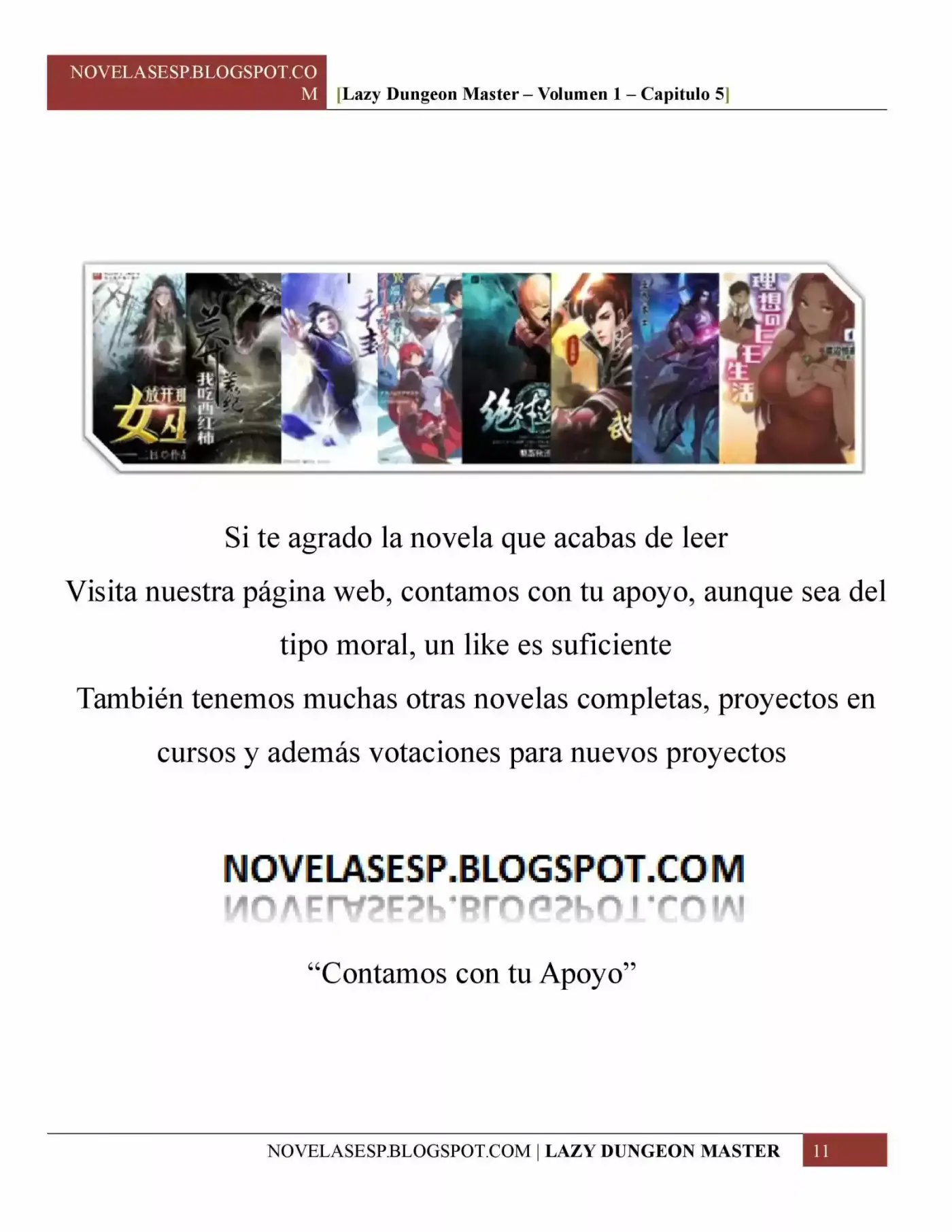 Lazy Dungeon Master (Novela) (2017) - Capítulo 5 - Página 11 - LectorTMOo