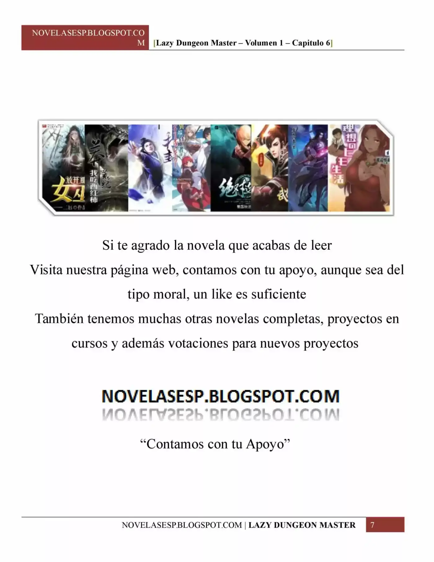 Lazy Dungeon Master (Novela) (2017) - Capítulo 6 - Página 7 - LectorTMOo