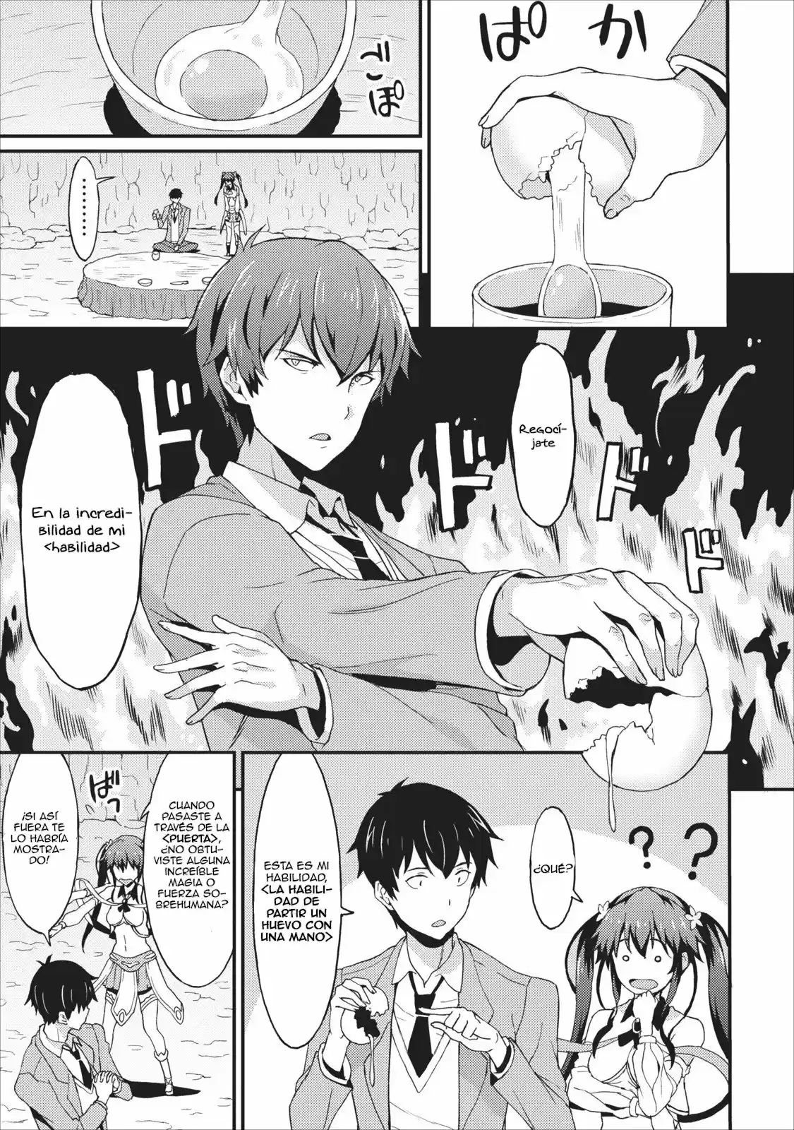 LEVEL UP JUST BY EATING! ~I’M PEERLESS IN ANOTHER WORLD WITH A USELESS GODDESS~ (2018) - Capítulo 1 - Página 9 - LectorTMOo
