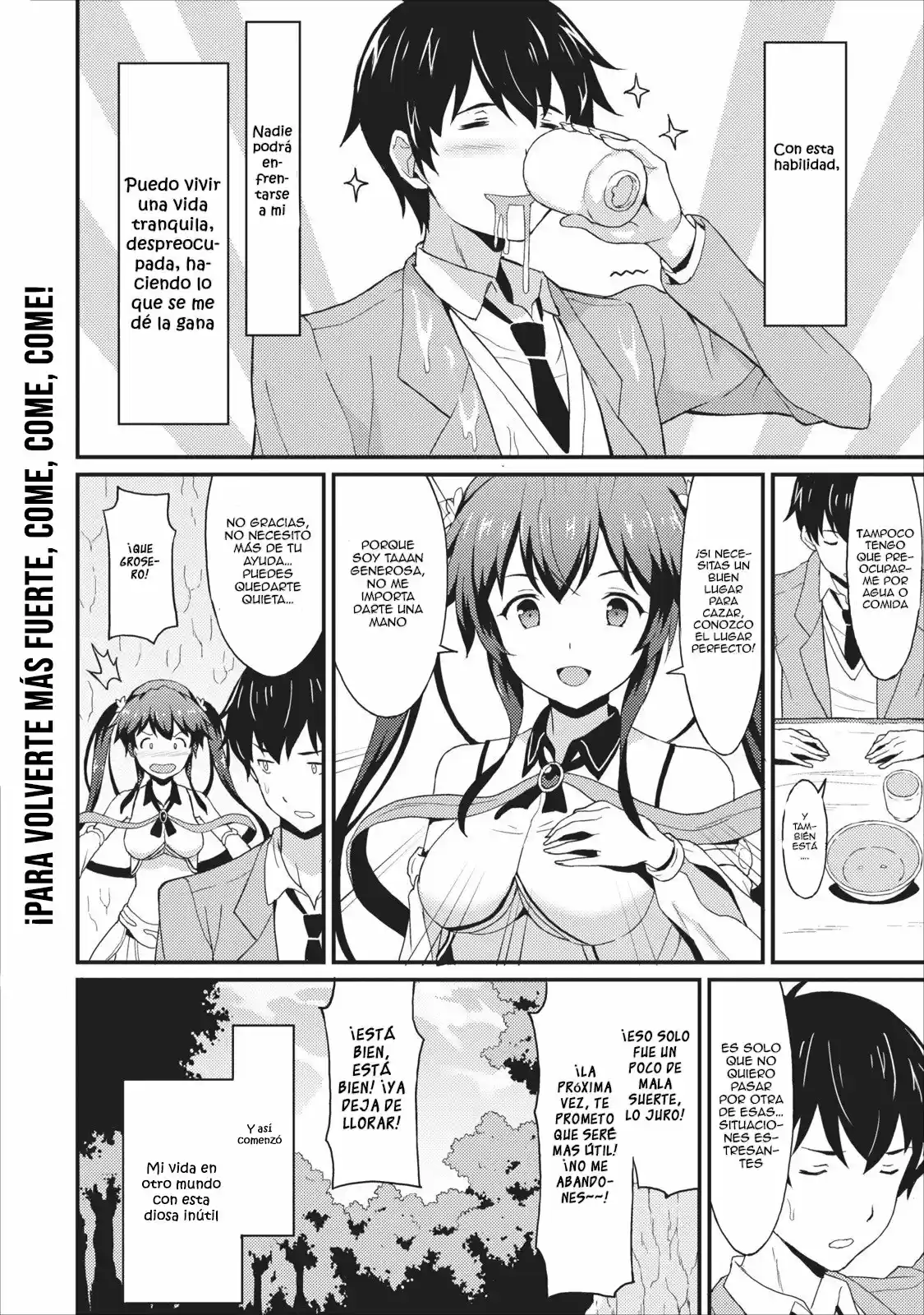 LEVEL UP JUST BY EATING! ~I’M PEERLESS IN ANOTHER WORLD WITH A USELESS GODDESS~ (2018) - Capítulo 1 - Página 42 - LectorTMOo